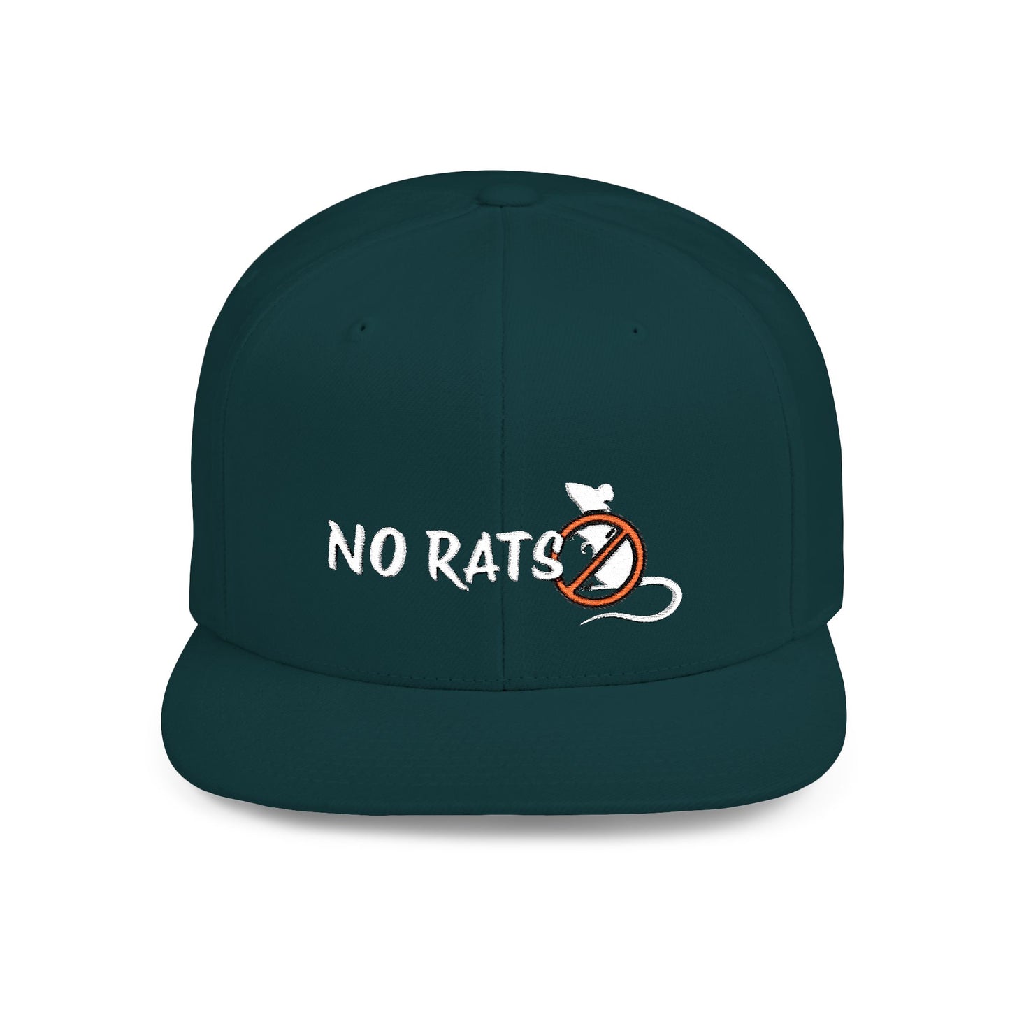 No Rats Flat Bill Snapback l No Snitches l No Tattletales l No Snakes