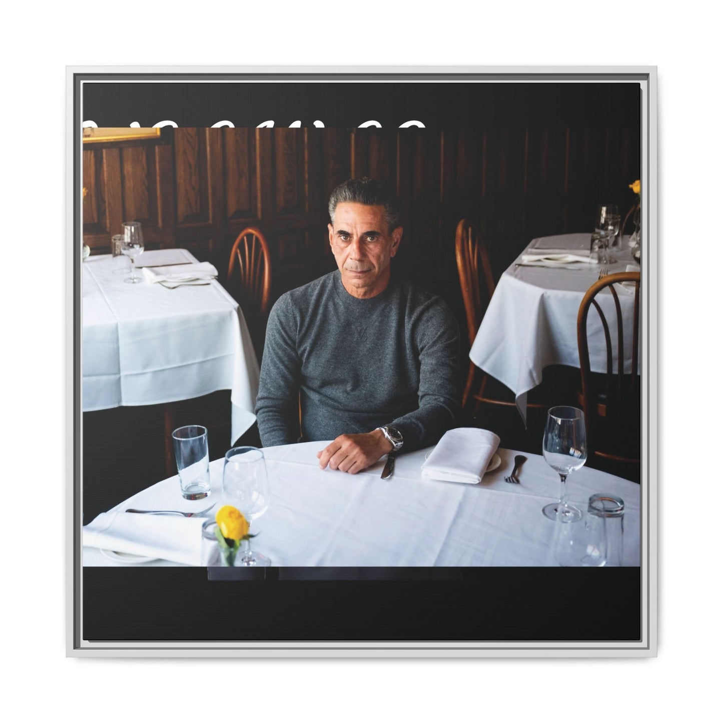 Skinny Joey Merlino - "We Can Go Anywhere" Matte Canvas, Black Frame