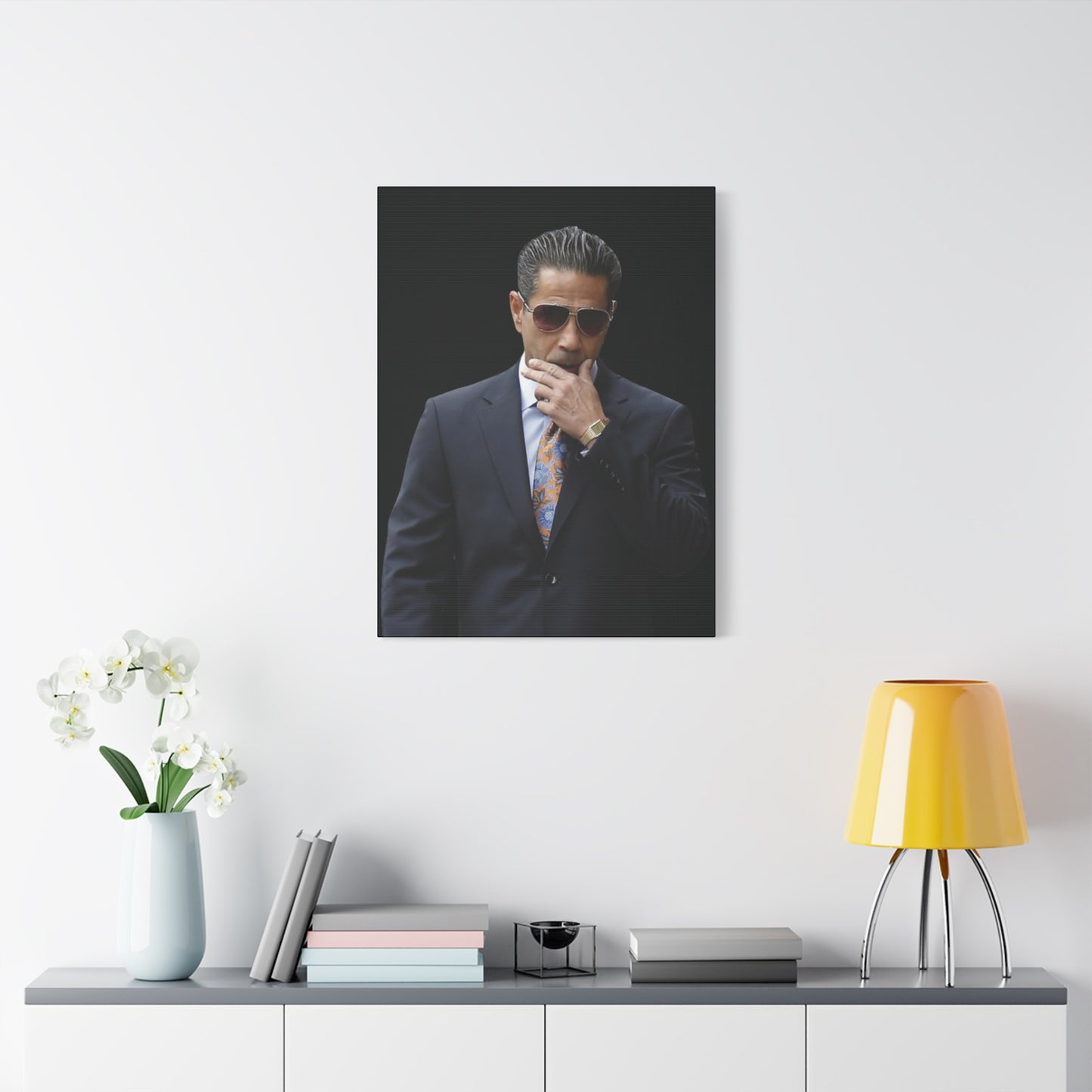 Skinny Joey Merlino Matte Canvas Wall Art - Modern Business Elegance Wall Art - Joey Merlino Entrepreneur Modern Business Elegance