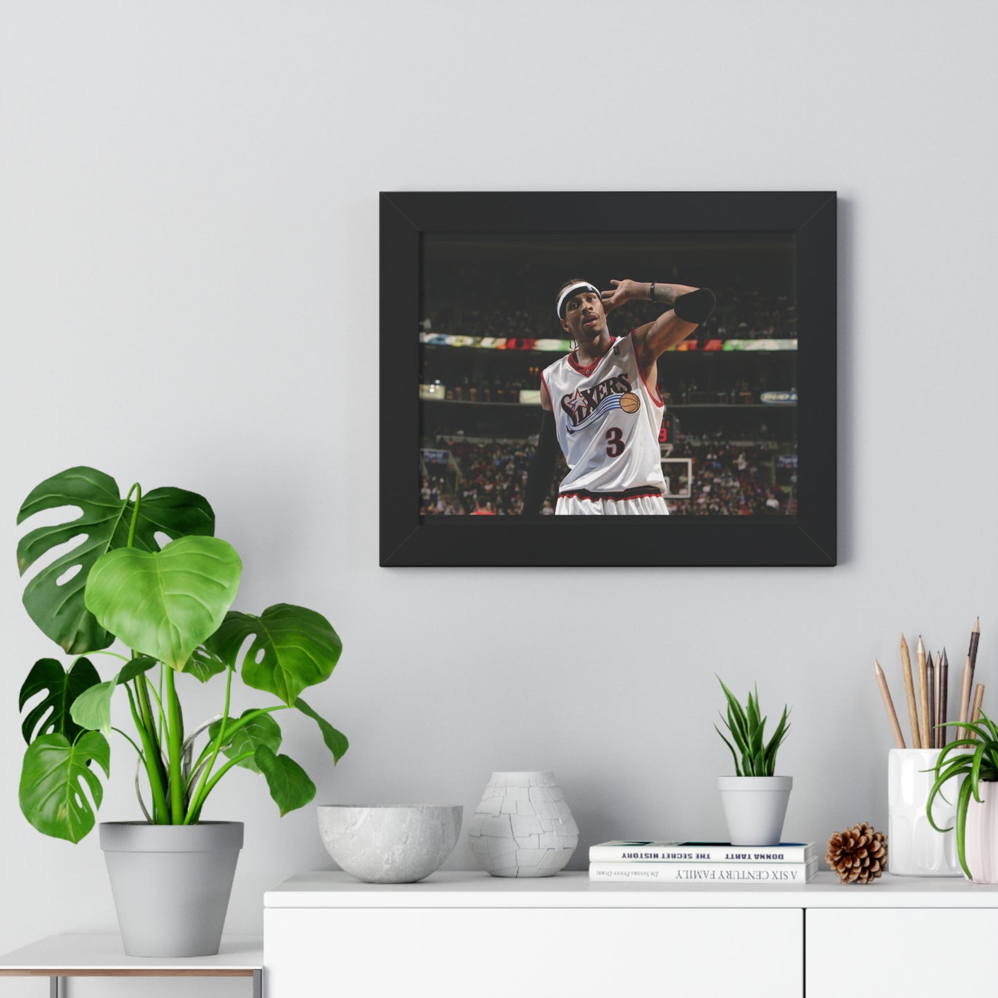 Allen Iverson 'THE ANSWER' Philadelphia 76ers Poster Print