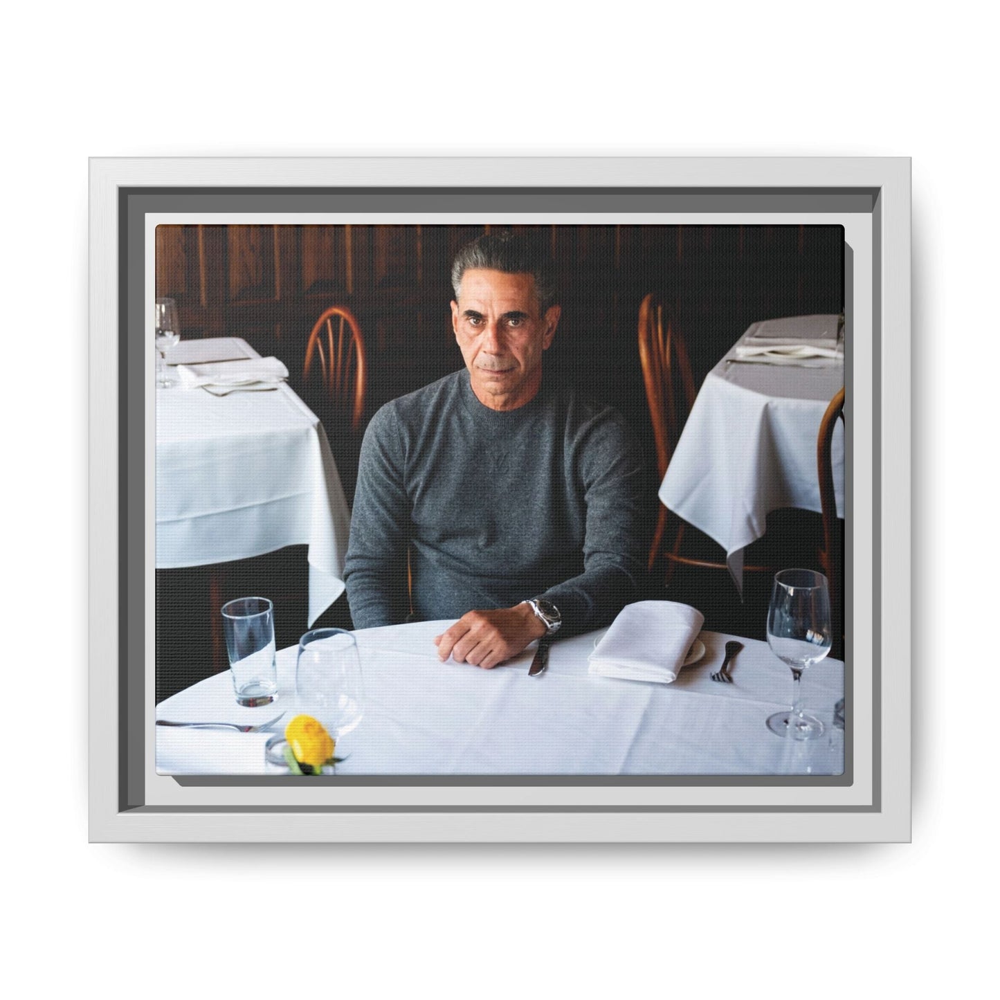 Skinny Joey Merlino - "We Can Go Anywhere" Matte Canvas, Black Frame