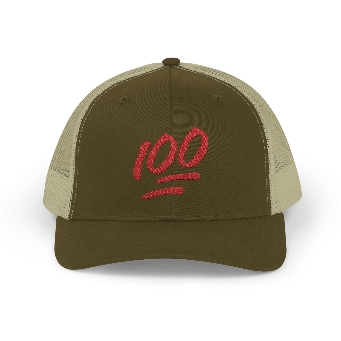 Snapback Trucker Cap with 100 Design | Trendy Streetwear Hat, Casual Accessories for All, Perfect Gift for Any Occasion