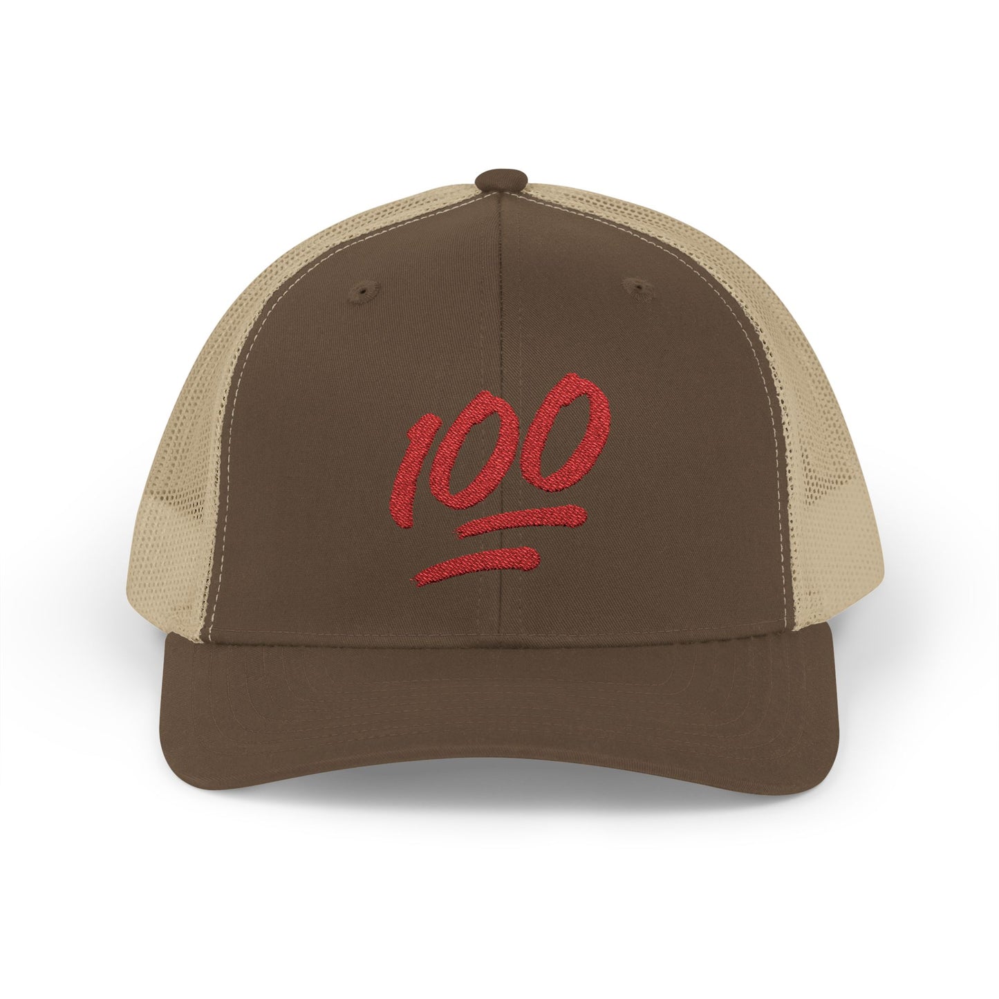 Snapback Trucker Cap with 100 Design | Trendy Streetwear Hat, Casual Accessories for All, Perfect Gift for Any Occasion