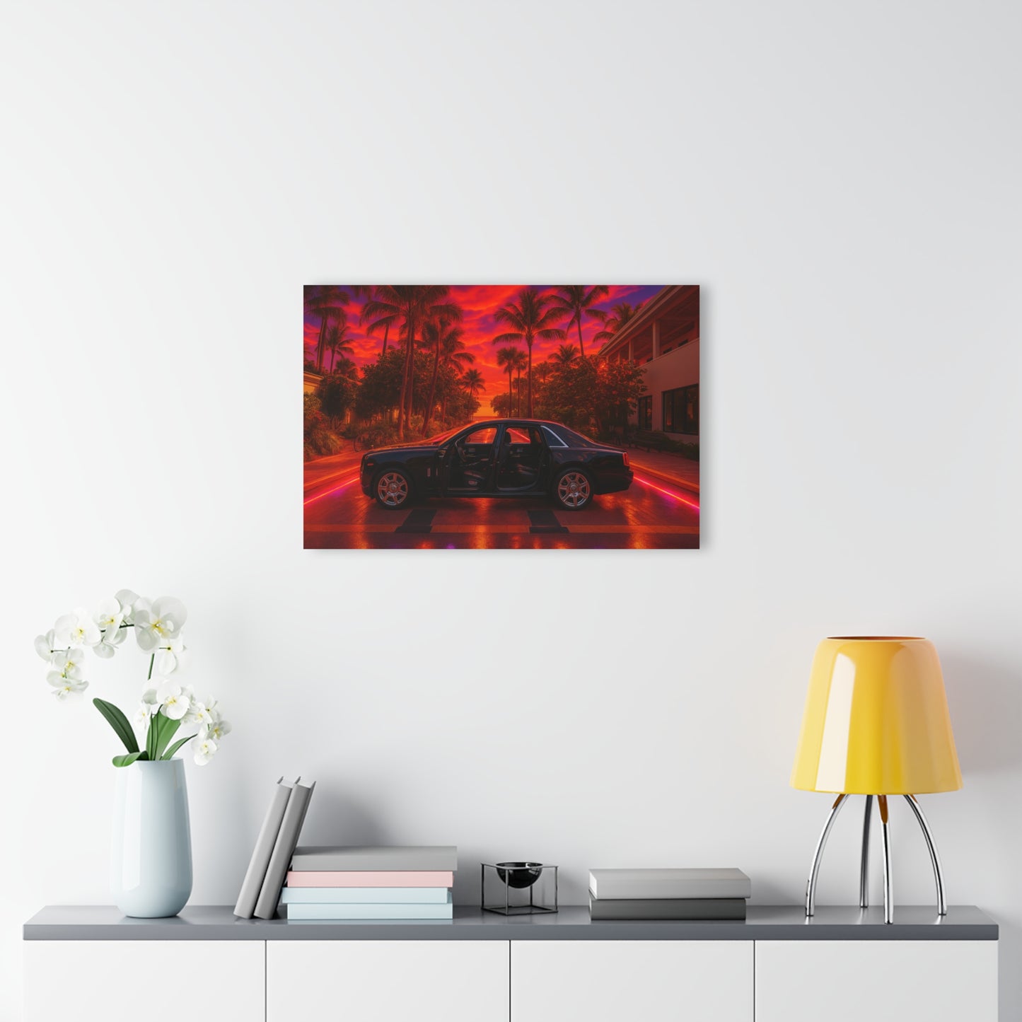 Luxury Sunset Acrylic Print - French Cleat Hanging Art