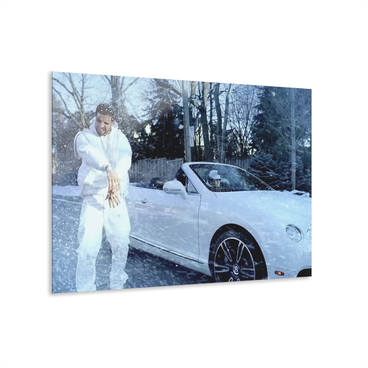 Drake Lovin The Crew Bentley Modern Acrylic Wall Art Print