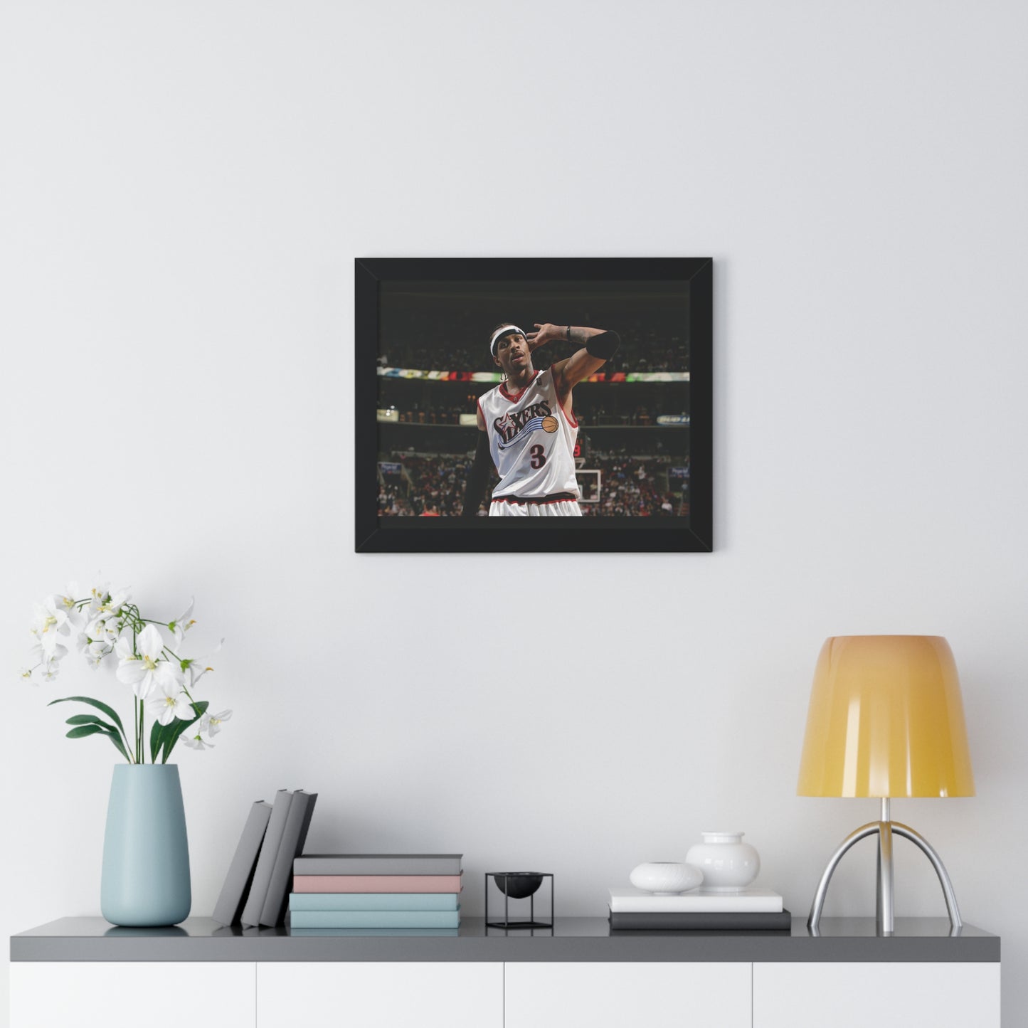Allen Iverson 'THE ANSWER' Philadelphia 76ers Poster Print