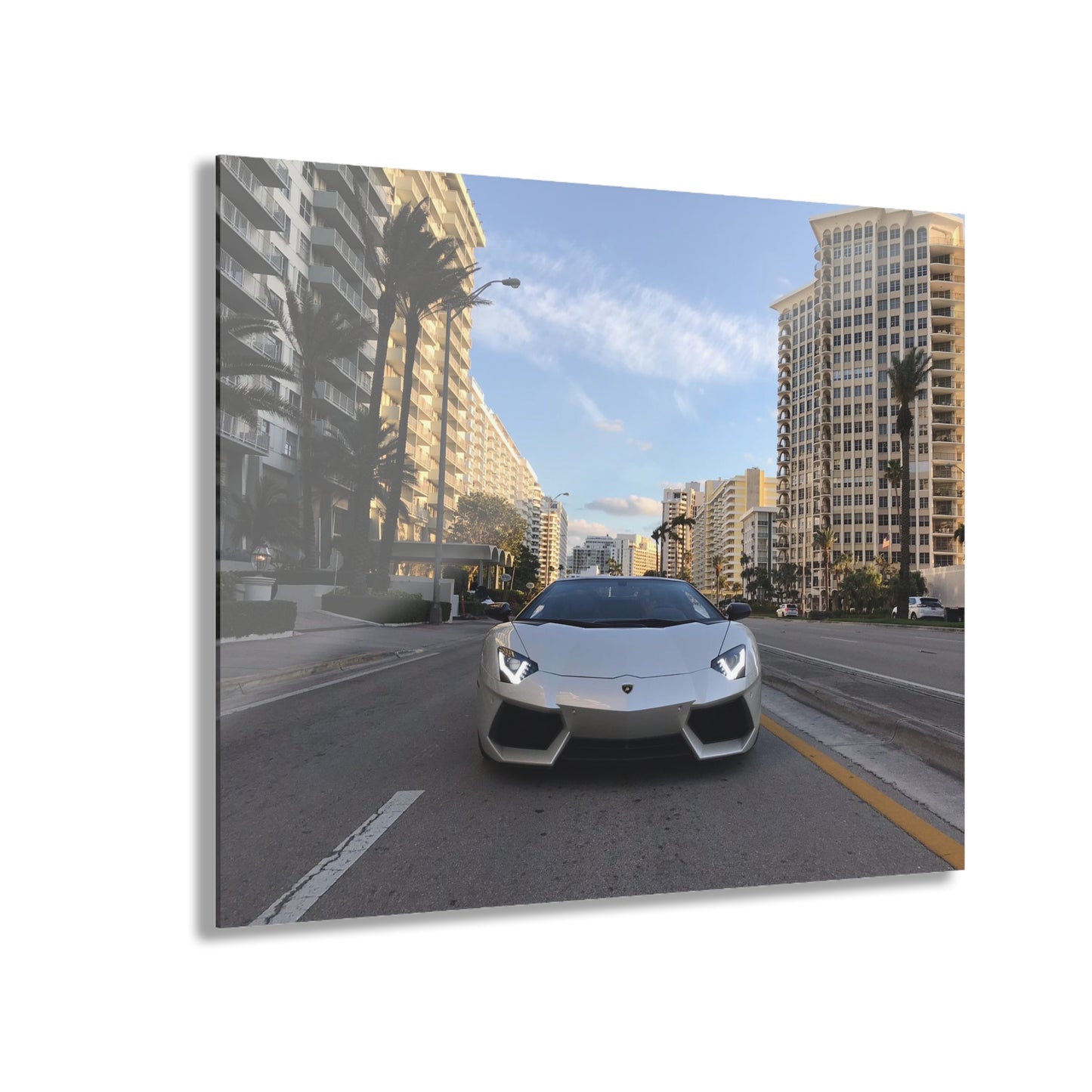 Modern Acrylic Art Print - Urban Car Photography