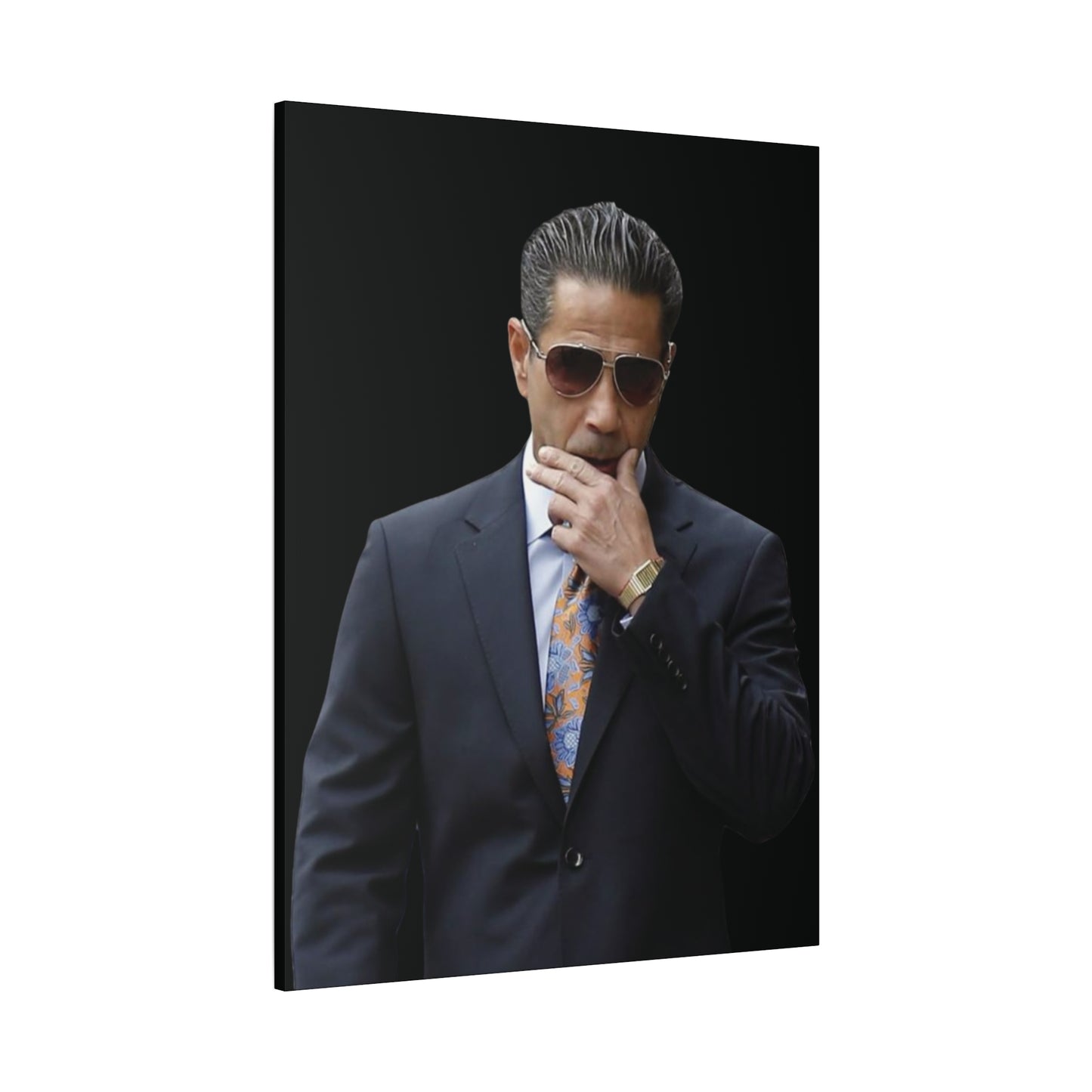Skinny Joey Merlino Matte Canvas Wall Art - Modern Business Elegance Wall Art - Joey Merlino Entrepreneur Modern Business Elegance
