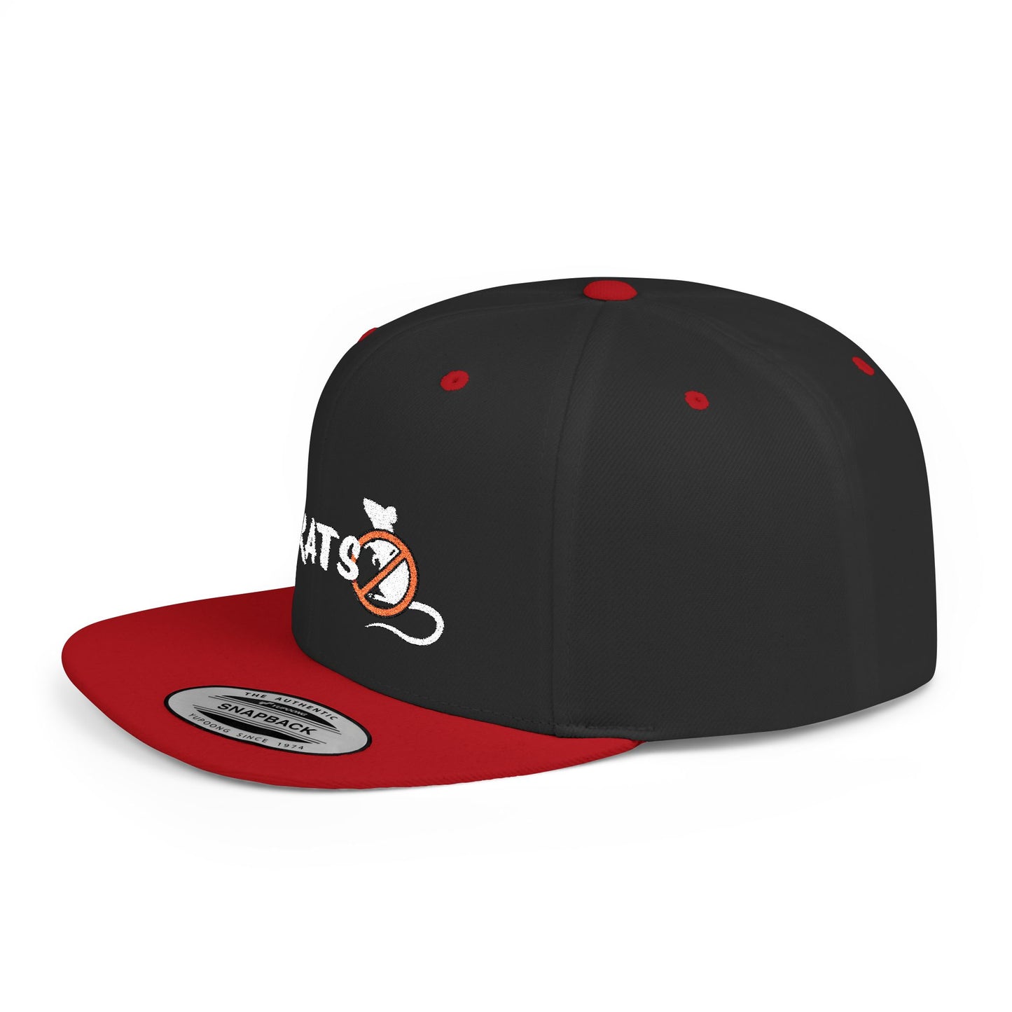 No Rats Flat Bill Snapback l No Snitches l No Tattletales l No Snakes