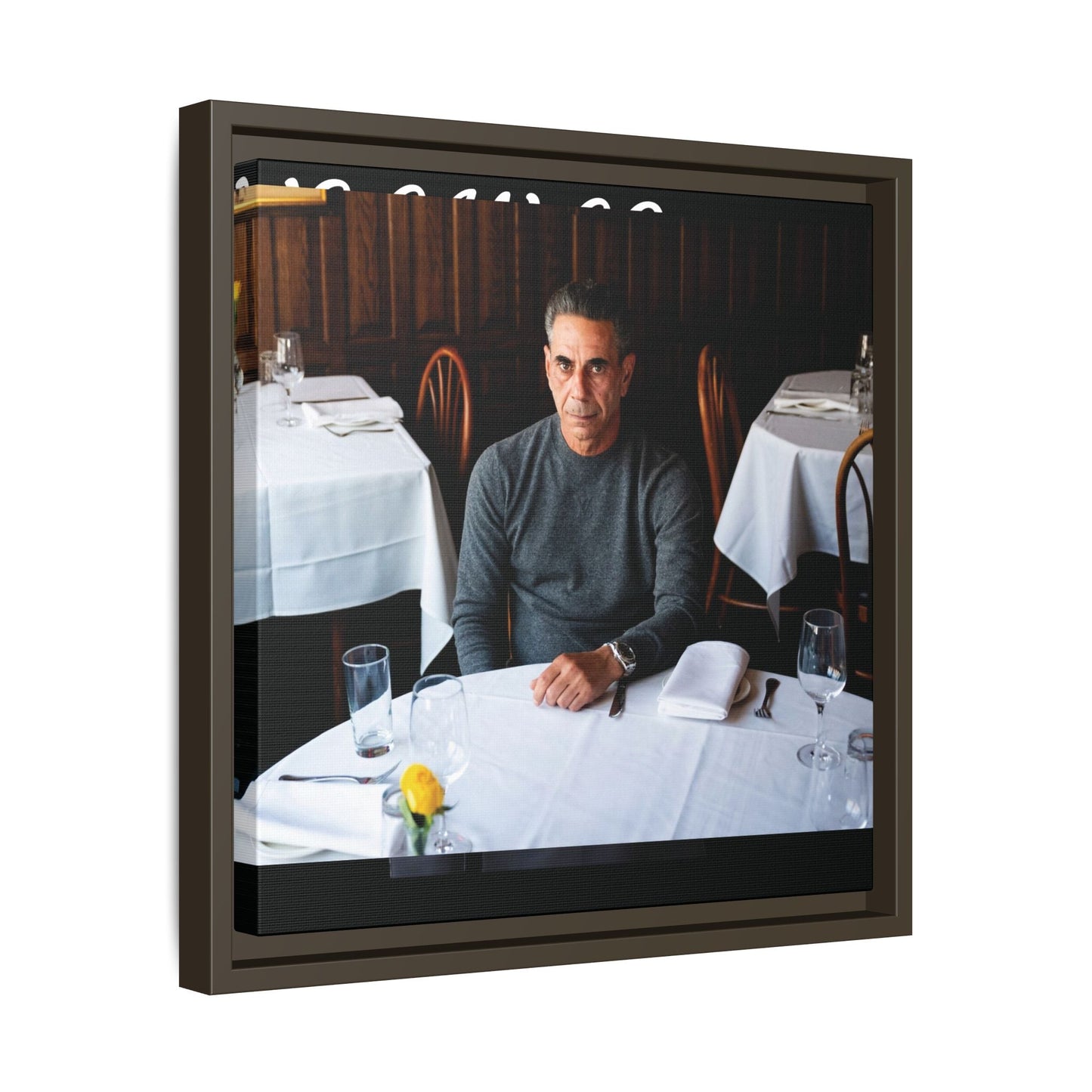 Skinny Joey Merlino - "We Can Go Anywhere" Matte Canvas, Black Frame