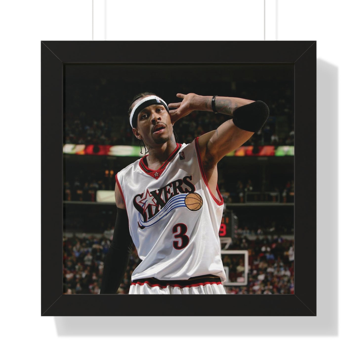 Allen Iverson 'THE ANSWER' Philadelphia 76ers Poster Print