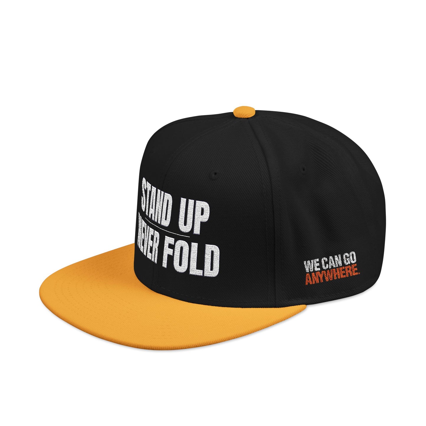 STAND UP NEVER FOLD Snapback (Embroidery)