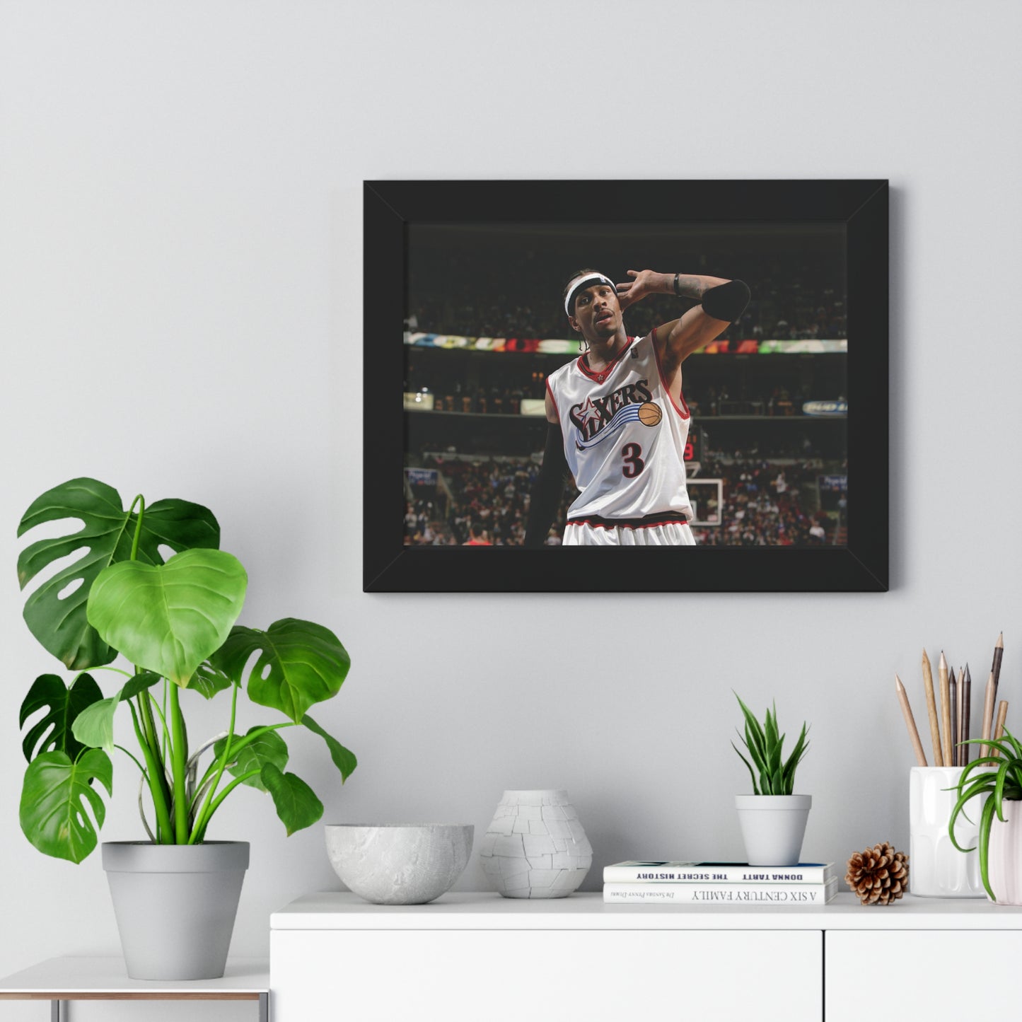 Allen Iverson 'THE ANSWER' Philadelphia 76ers Poster Print