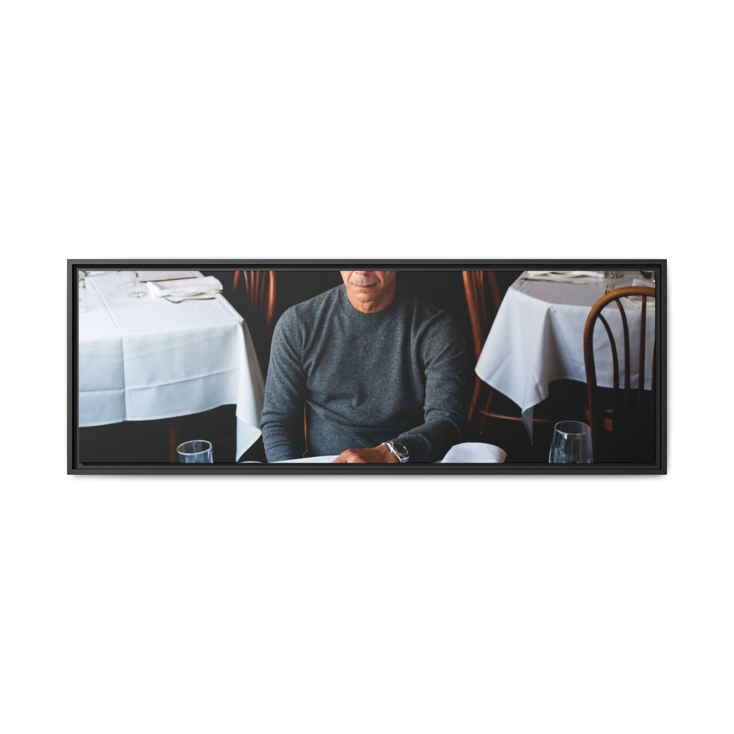 Skinny Joey Merlino - "We Can Go Anywhere" Matte Canvas, Black Frame