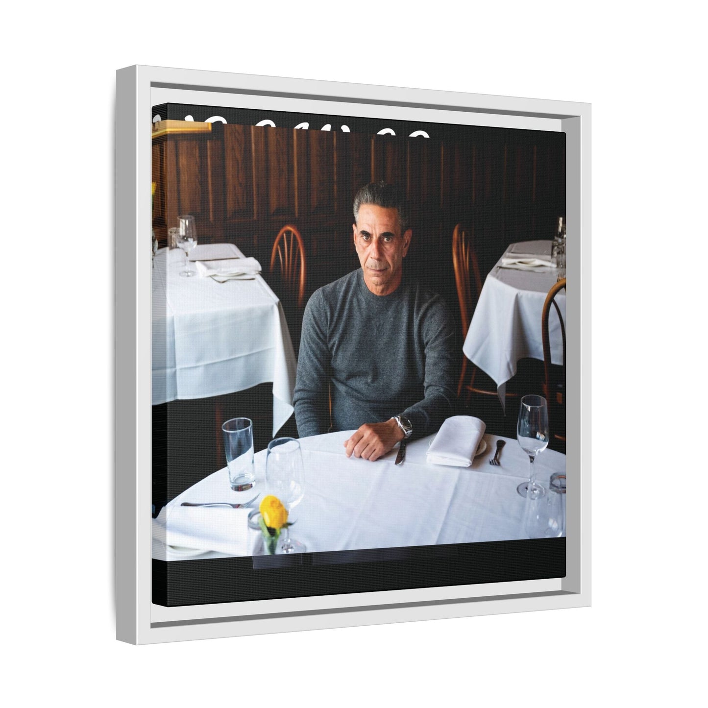 Skinny Joey Merlino - "We Can Go Anywhere" Matte Canvas, Black Frame