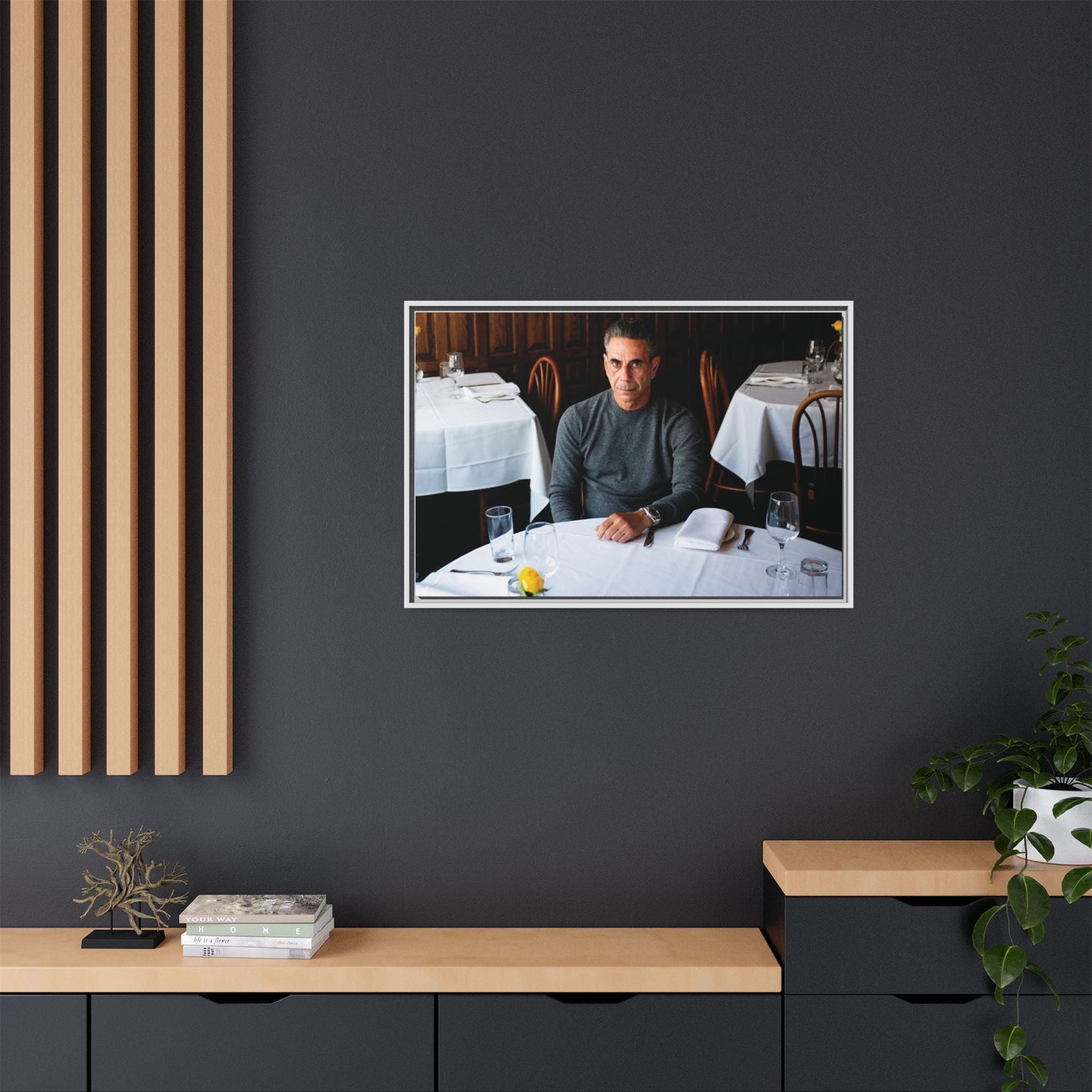 Skinny Joey Merlino - "We Can Go Anywhere" Matte Canvas, Black Frame
