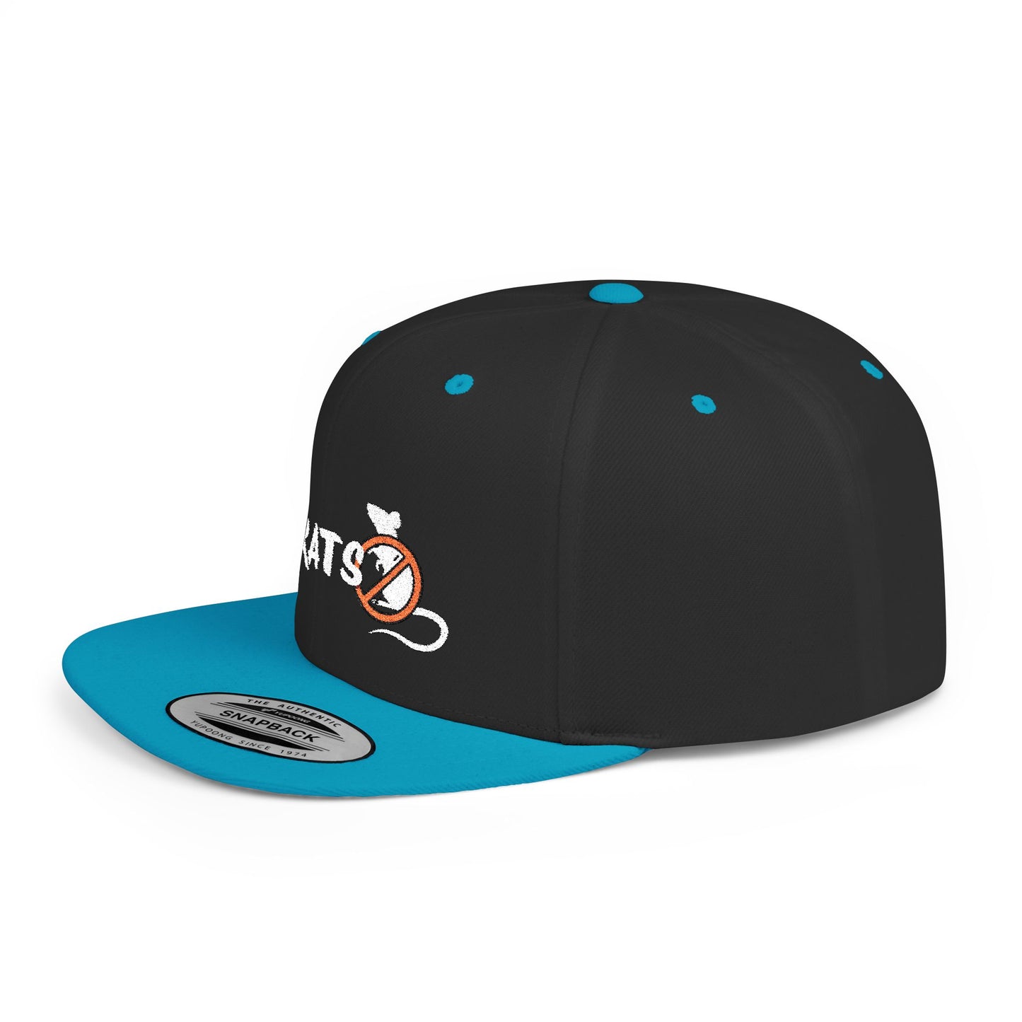 No Rats Flat Bill Snapback l No Snitches l No Tattletales l No Snakes