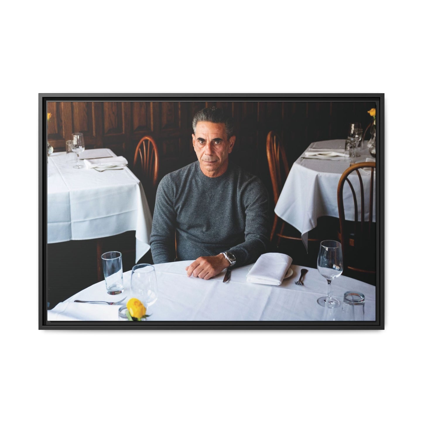 Skinny Joey Merlino - "We Can Go Anywhere" Matte Canvas, Black Frame