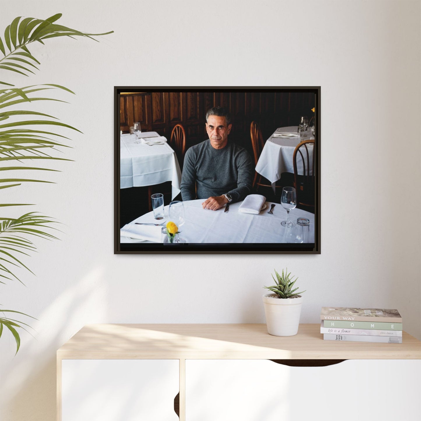 Skinny Joey Merlino - "We Can Go Anywhere" Matte Canvas, Black Frame