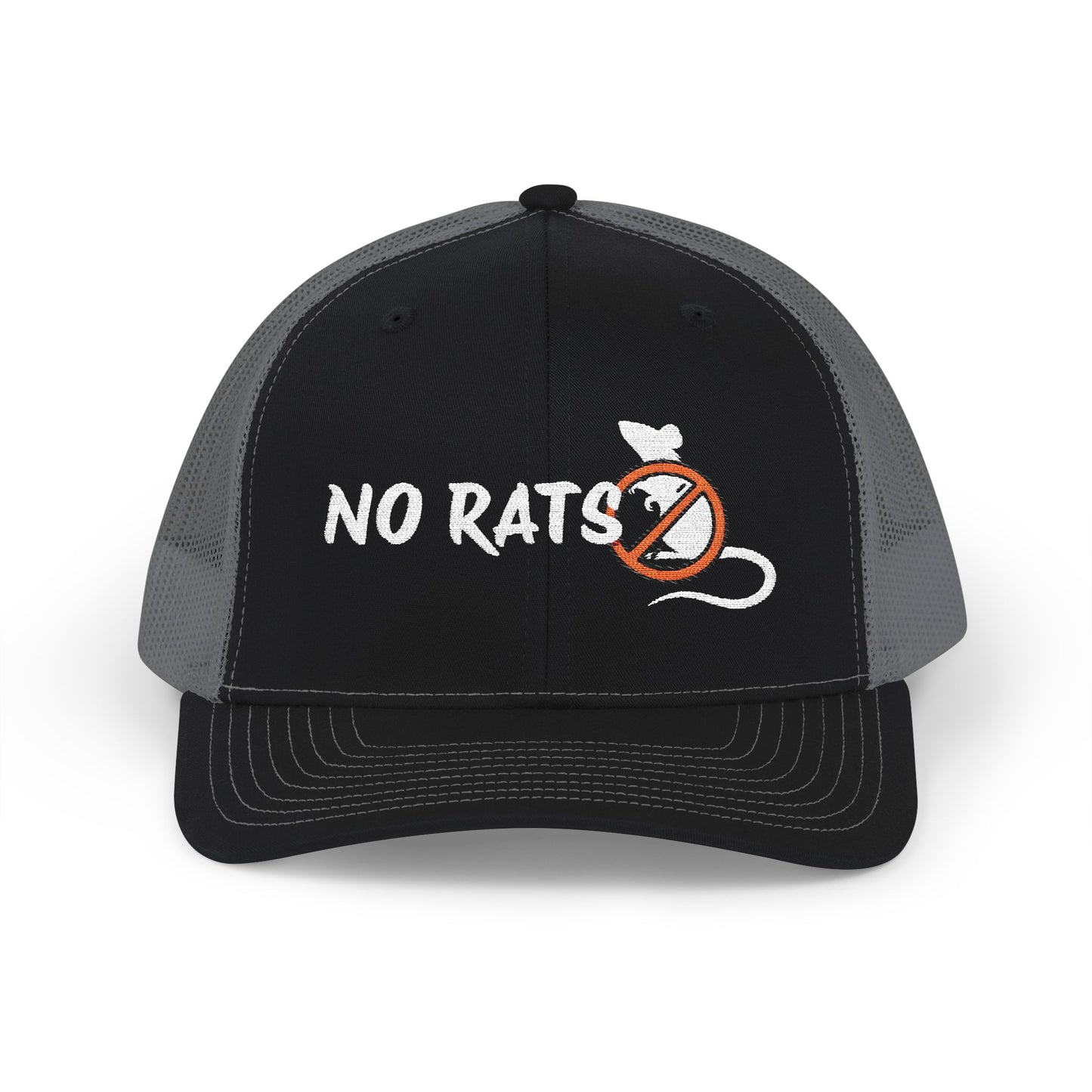 No Rats Snapback Trucker Embroidery Cap l No Snitches l No Informants l No Snakes