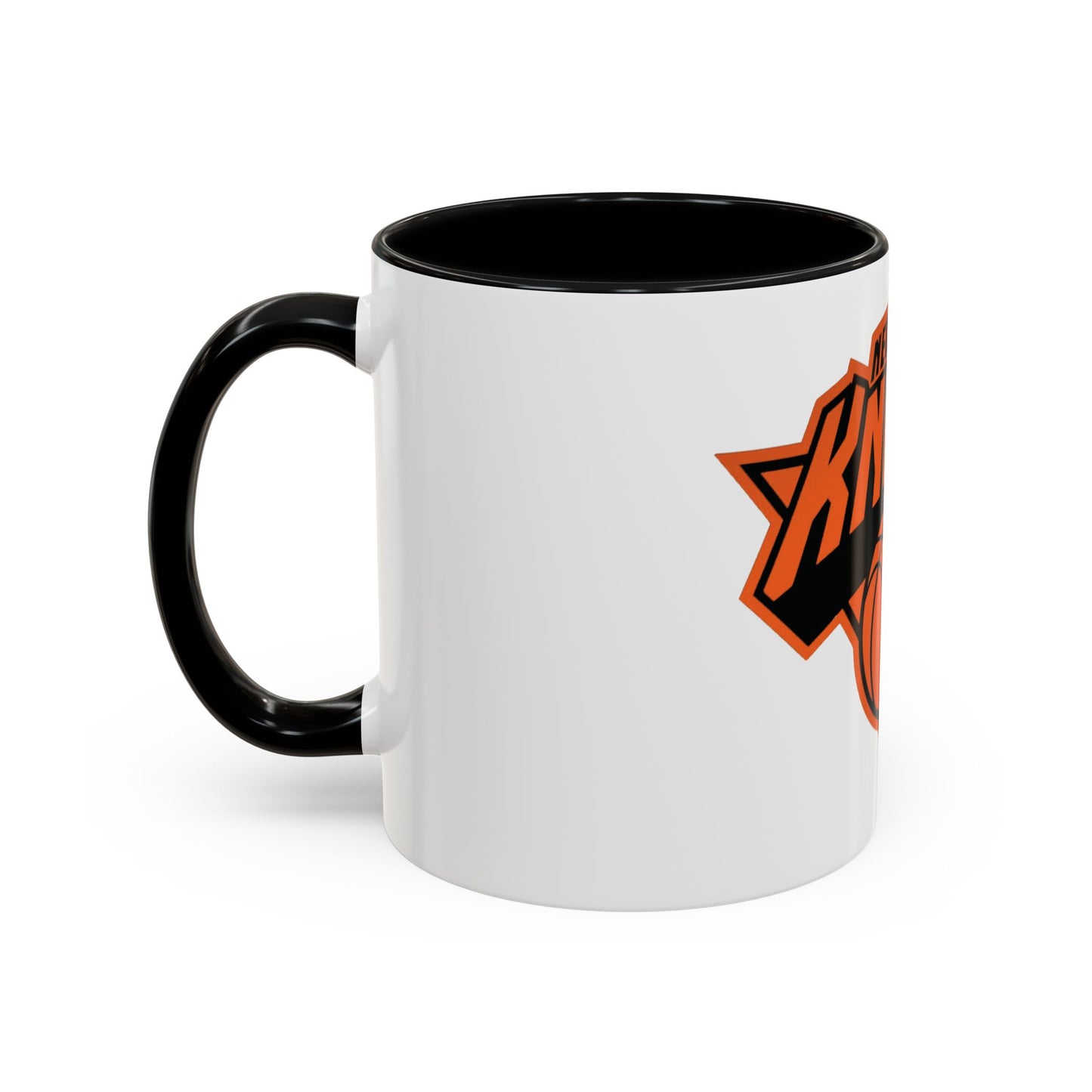 New York Knicks Playoff Basketball Accent Coffee Mug - Perfect for Fans and Game Days
