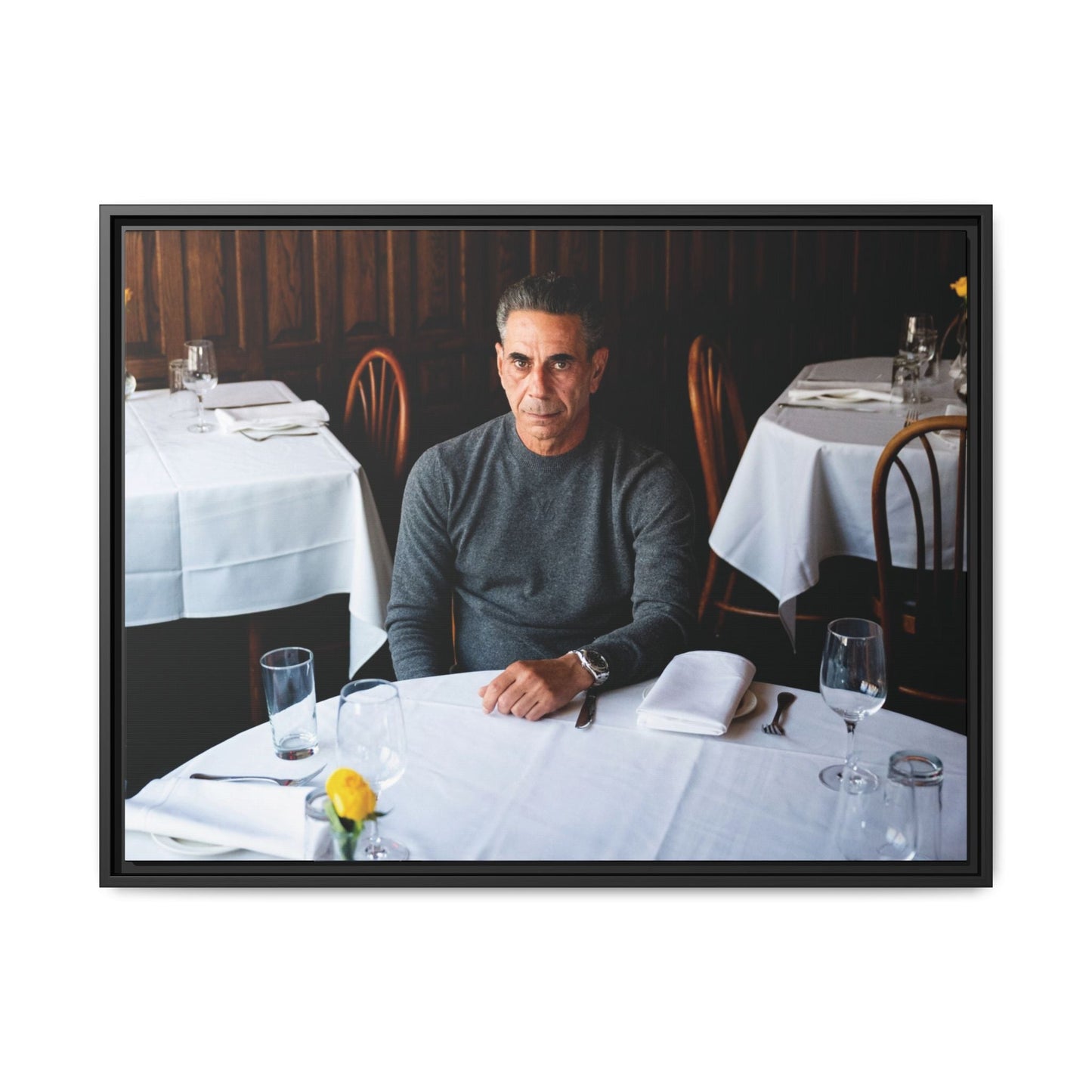Skinny Joey Merlino - "We Can Go Anywhere" Matte Canvas, Black Frame