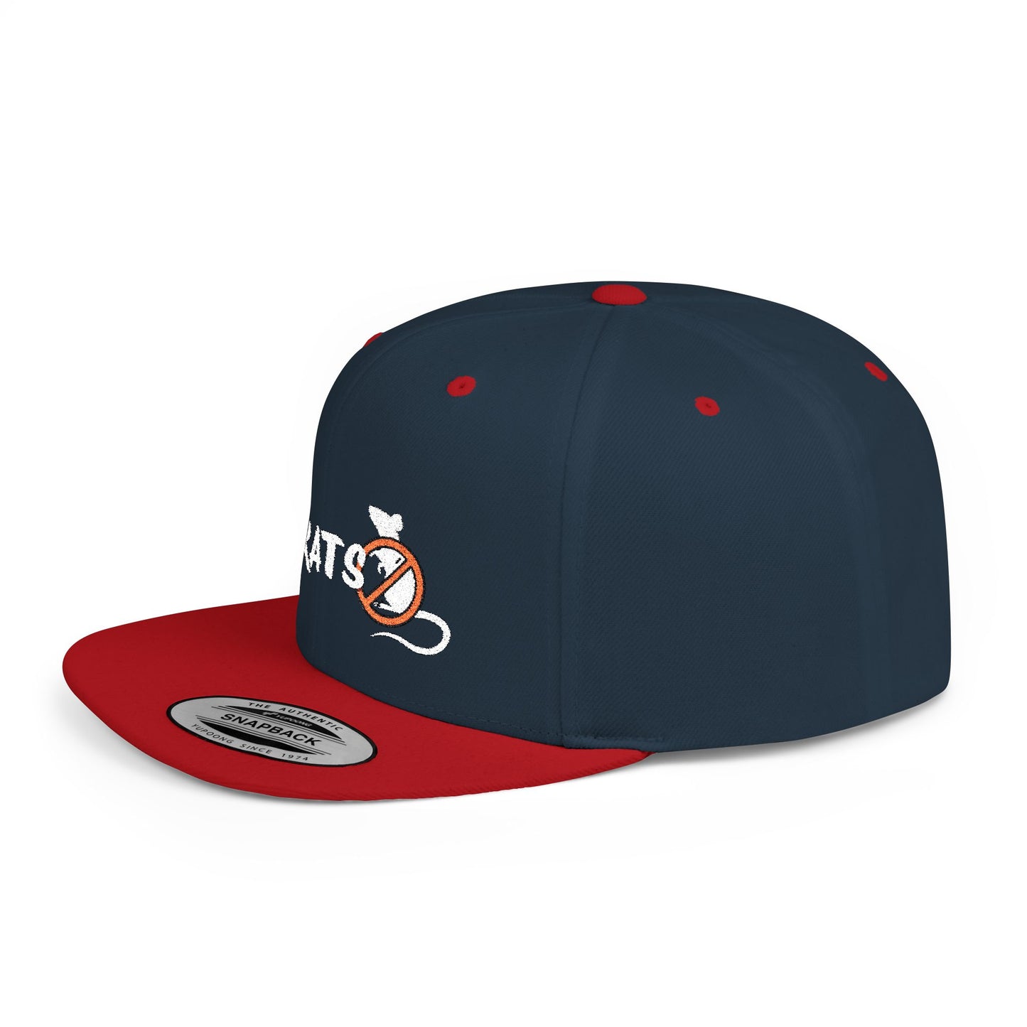 No Rats Flat Bill Snapback l No Snitches l No Tattletales l No Snakes