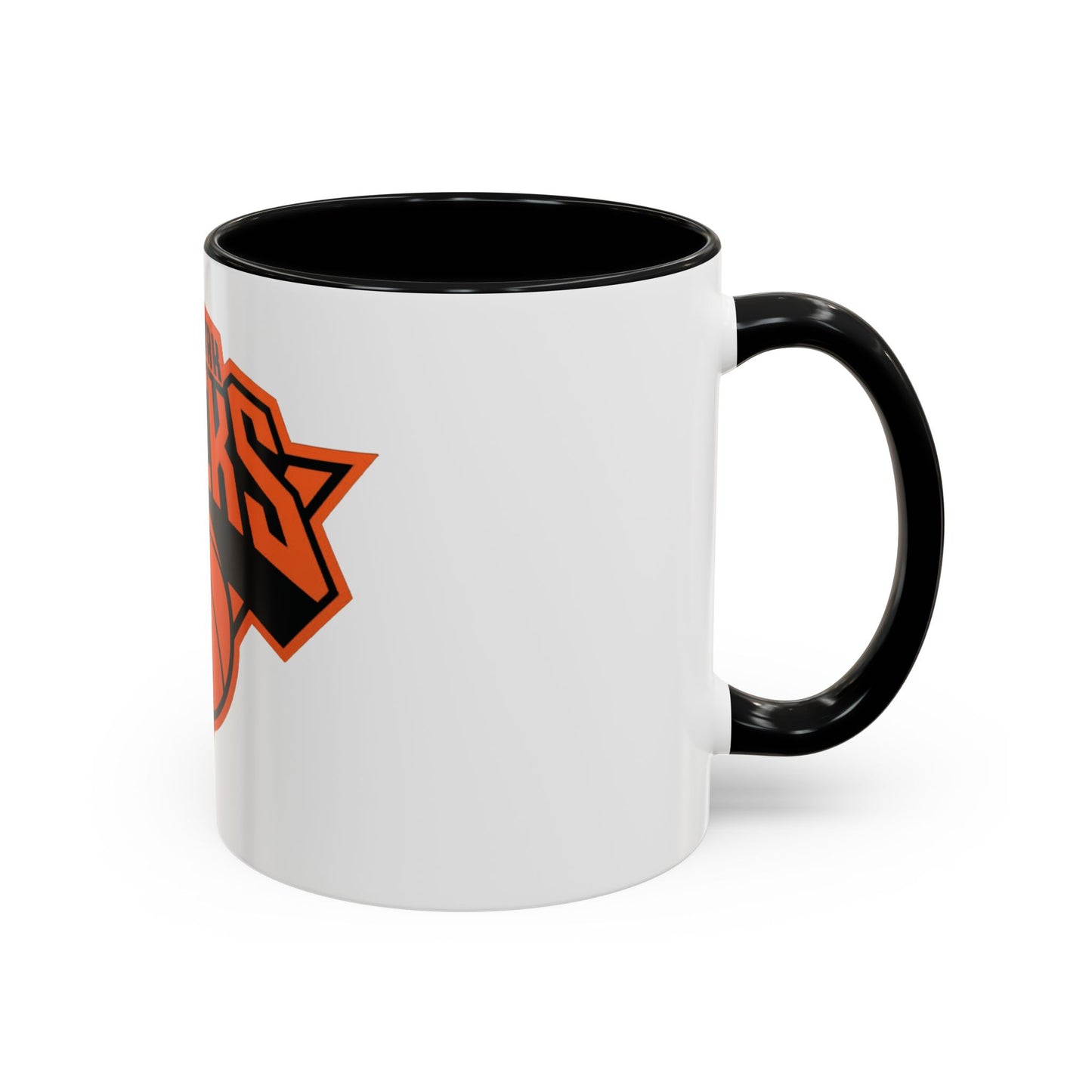 New York Knicks Playoff Basketball Accent Coffee Mug - Perfect for Fans and Game Days
