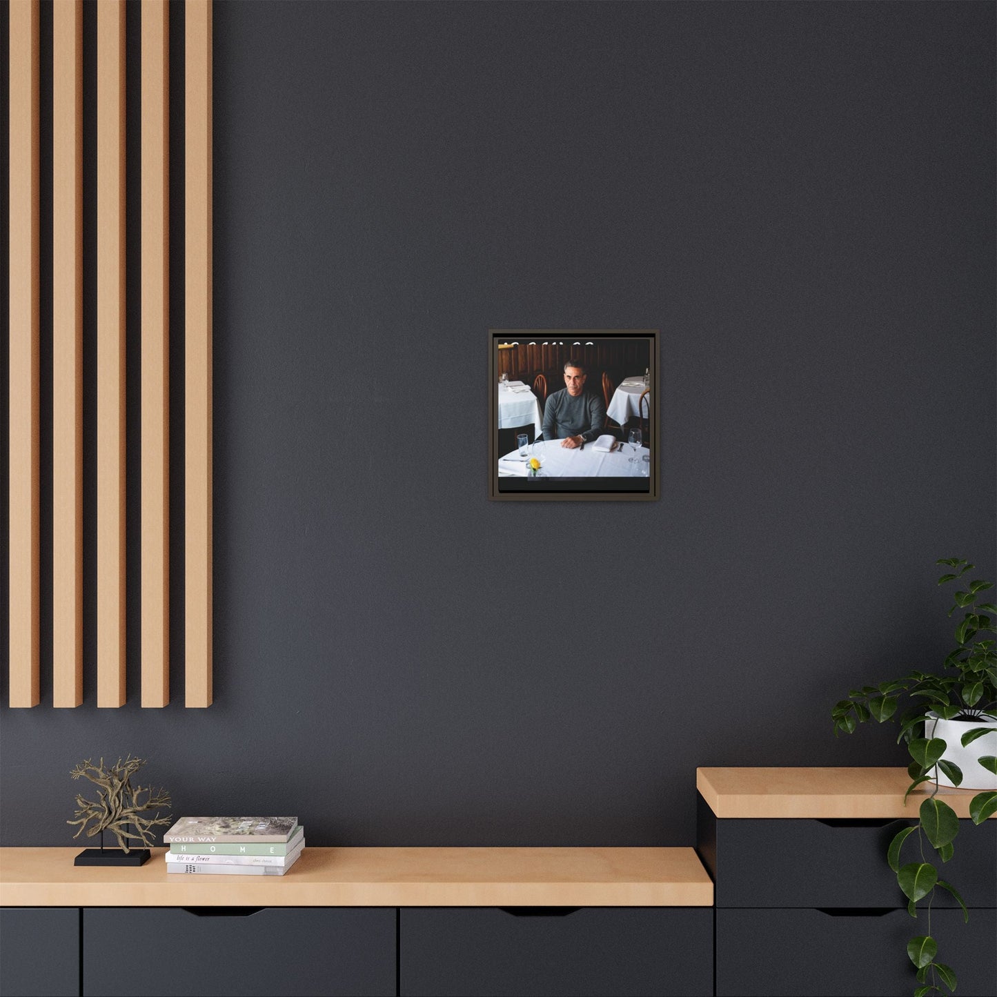 Skinny Joey Merlino - "We Can Go Anywhere" Matte Canvas, Black Frame