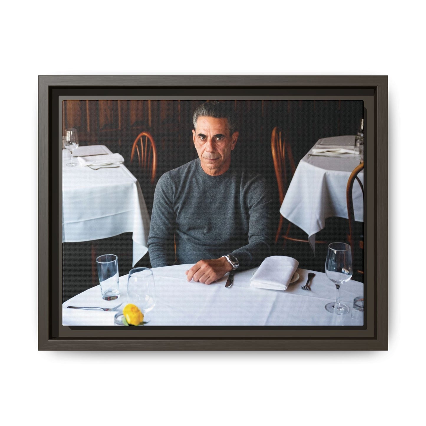 Skinny Joey Merlino - "We Can Go Anywhere" Matte Canvas, Black Frame