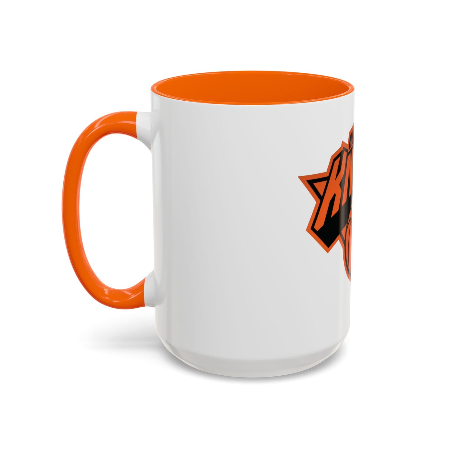 New York Knicks Playoff Basketball Accent Coffee Mug - Perfect for Fans and Game Days