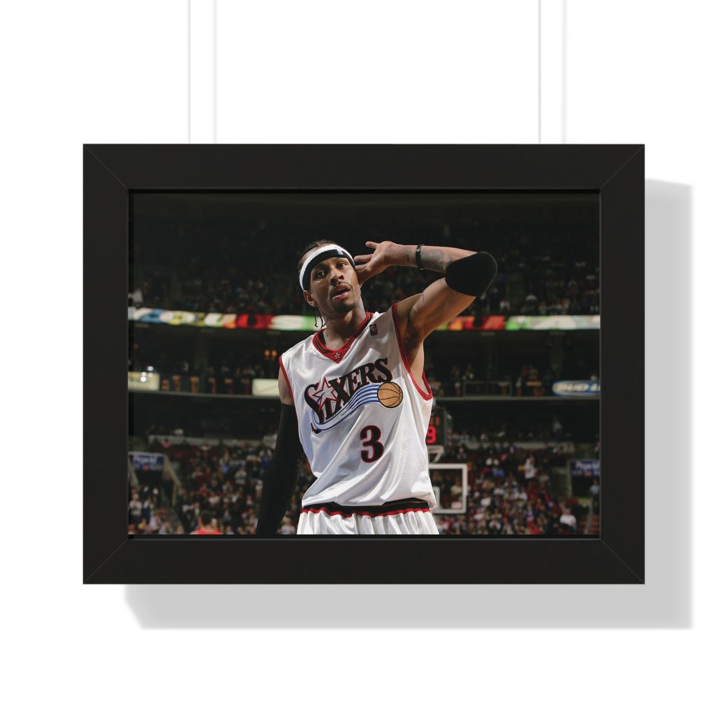 Allen Iverson 'THE ANSWER' Philadelphia 76ers Poster Print