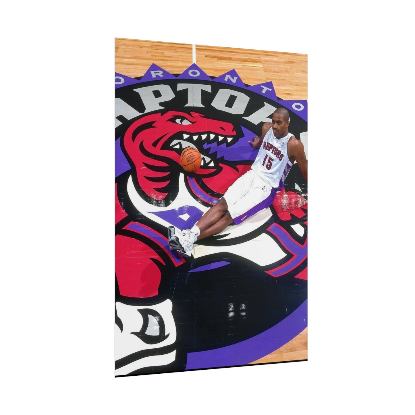 Vince Carter Toronto Raptors Rolled Poster - Basketball Fan Art for Sports Enthusiasts