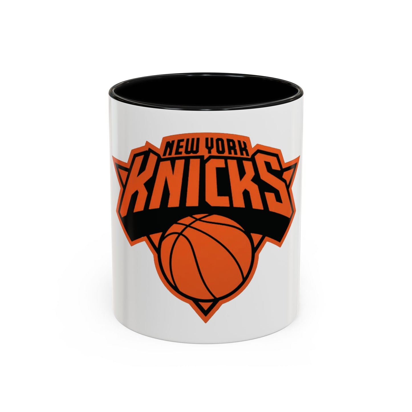 New York Knicks Playoff Basketball Accent Coffee Mug - Perfect for Fans and Game Days