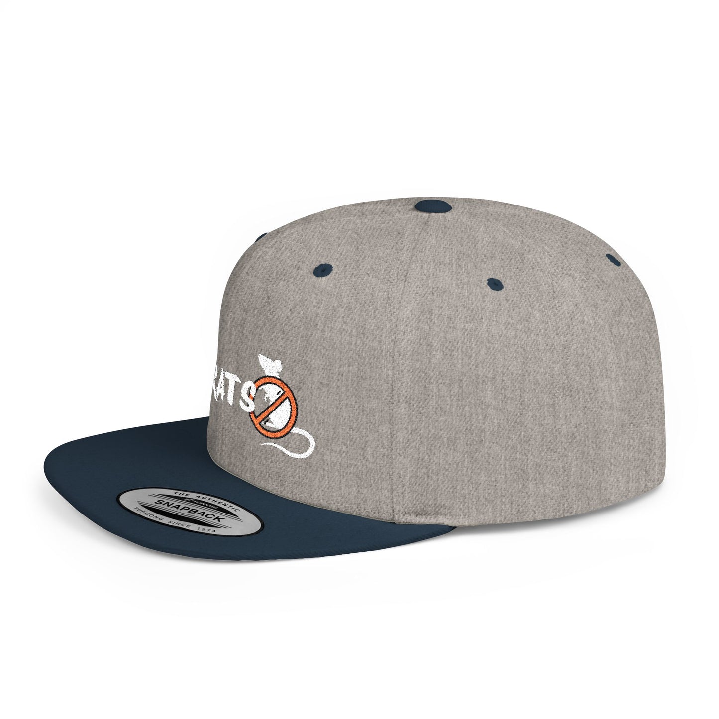 No Rats Flat Bill Snapback l No Snitches l No Tattletales l No Snakes