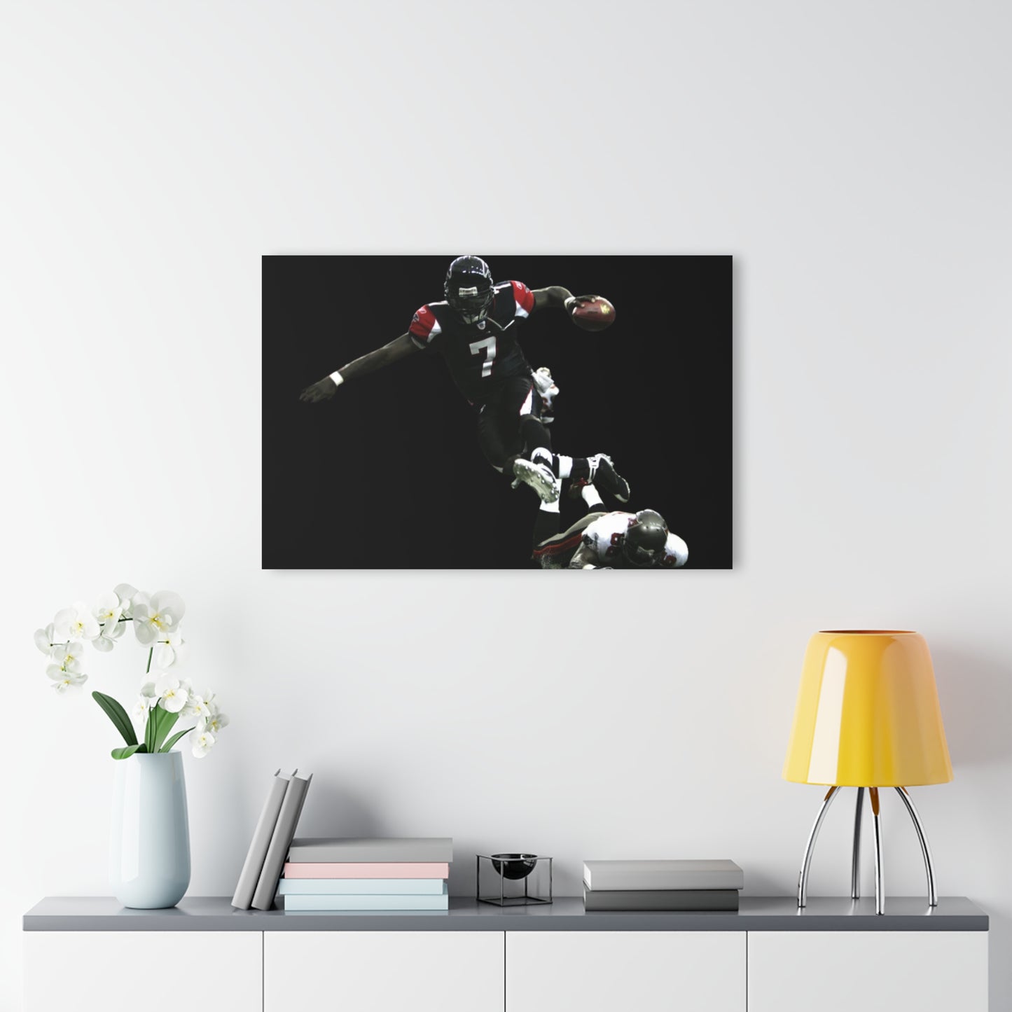 Mike Vick #7 Touchdown MVP Season Atlanta Falcons) Acrylic Wall Art