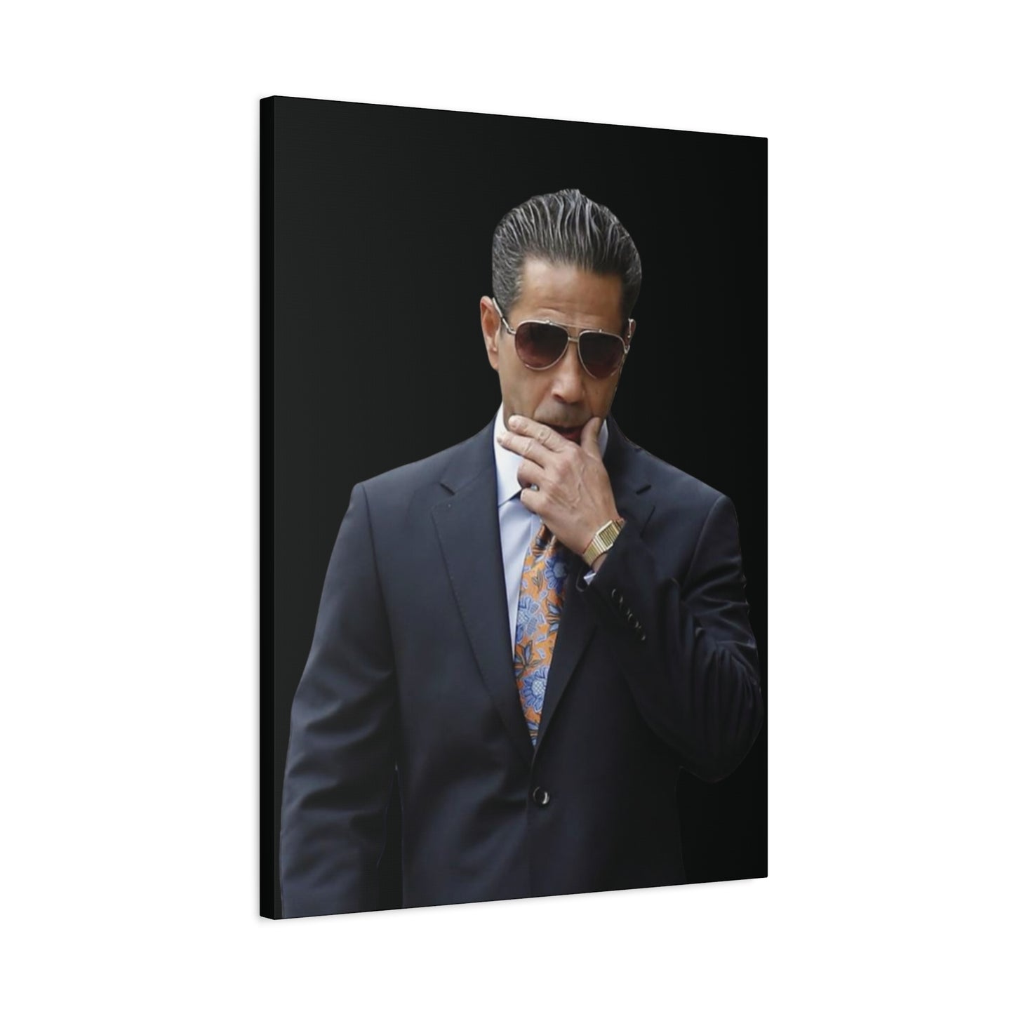 Skinny Joey Merlino Matte Canvas Wall Art - Modern Business Elegance Wall Art - Joey Merlino Entrepreneur Modern Business Elegance