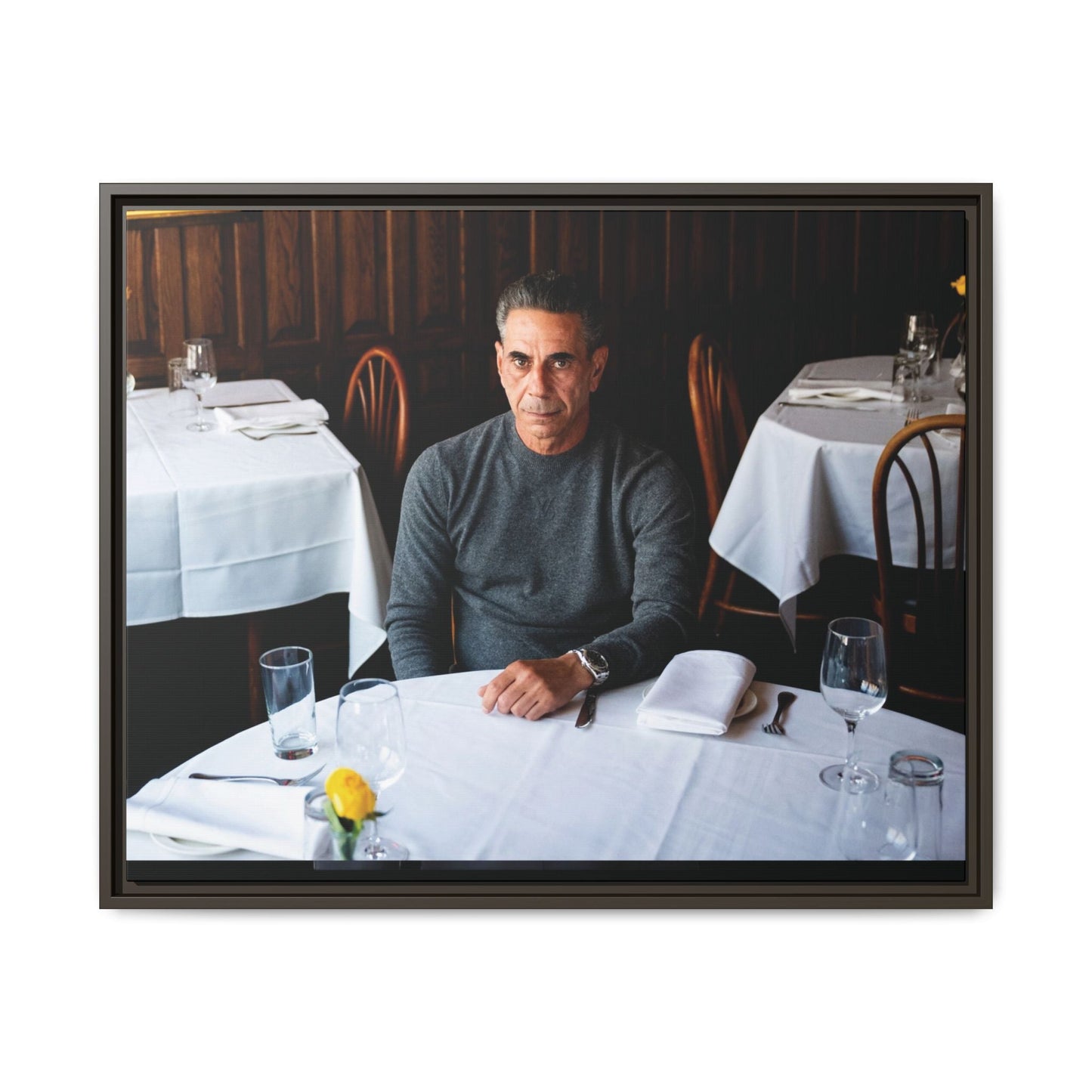 Skinny Joey Merlino - "We Can Go Anywhere" Matte Canvas, Black Frame
