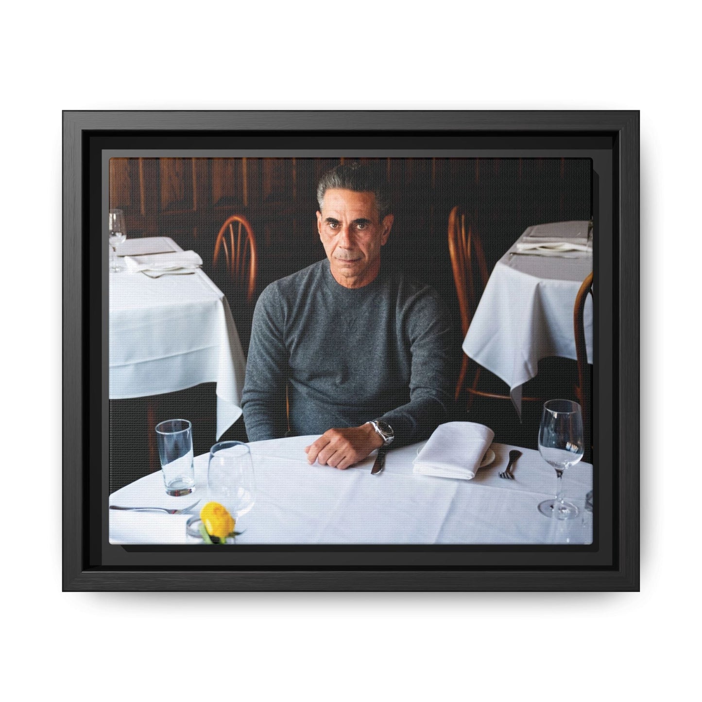 Skinny Joey Merlino - "We Can Go Anywhere" Matte Canvas, Black Frame