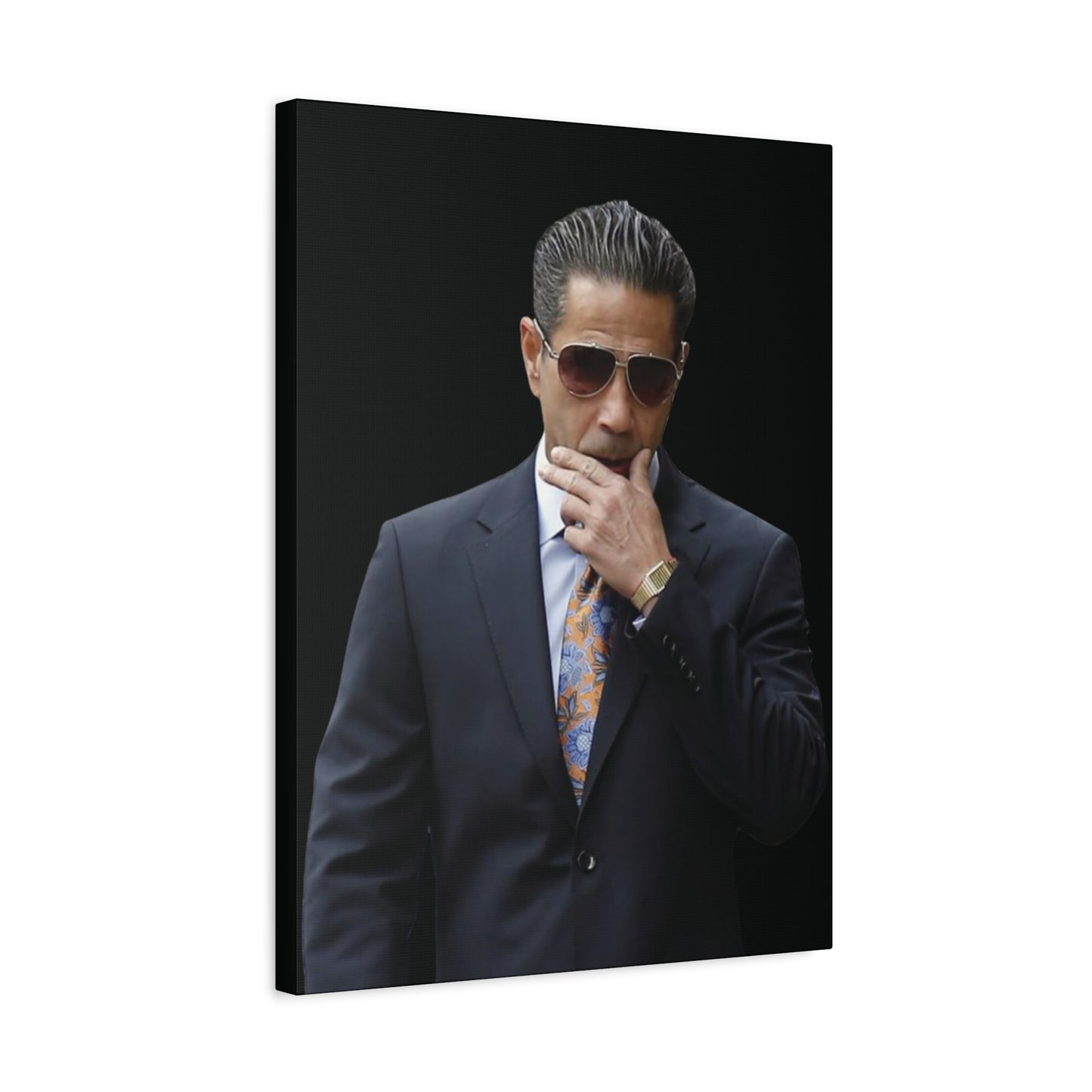 Skinny Joey Merlino Matte Canvas Wall Art - Modern Business Elegance Wall Art - Joey Merlino Entrepreneur Modern Business Elegance