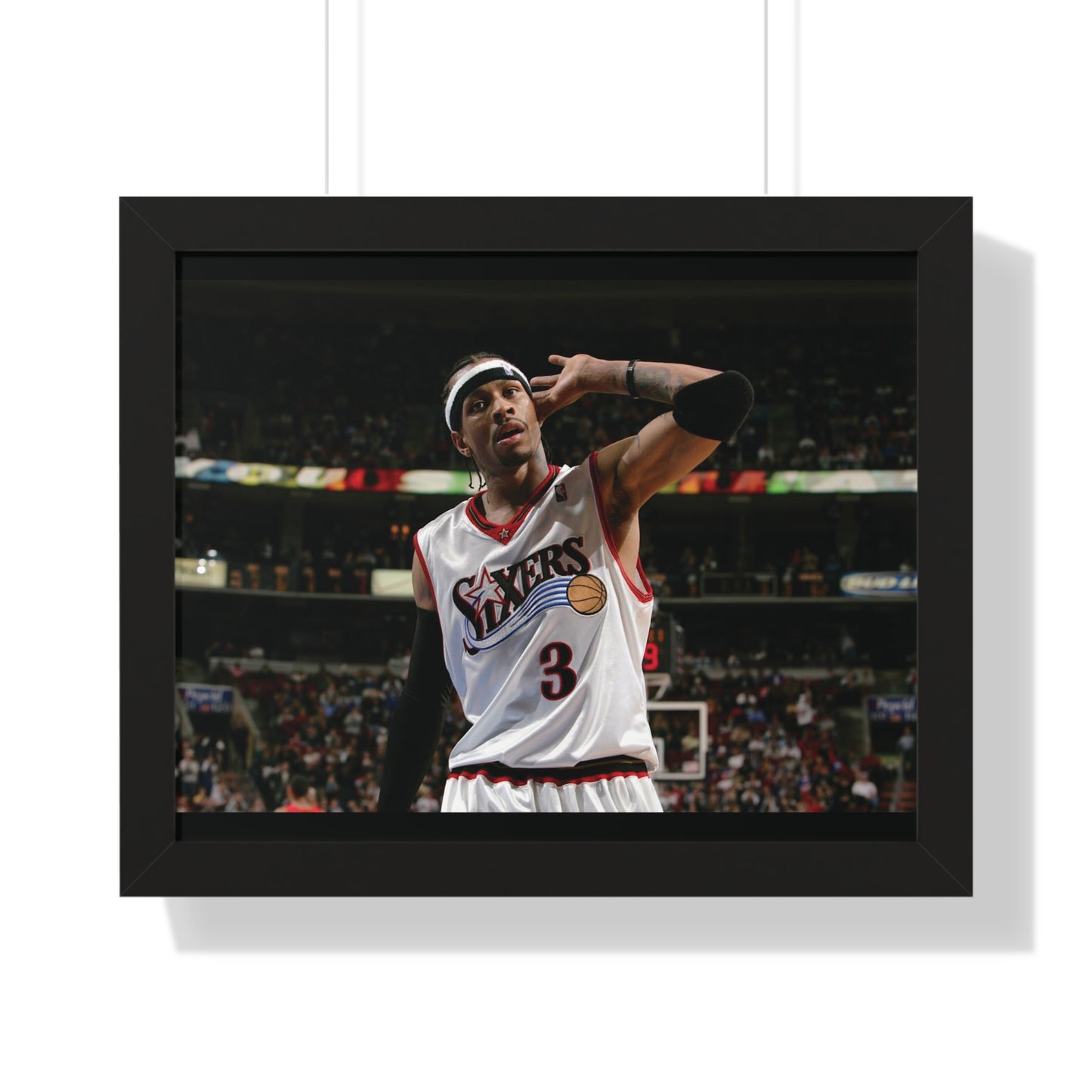 Allen Iverson 'THE ANSWER' Philadelphia 76ers Poster Print