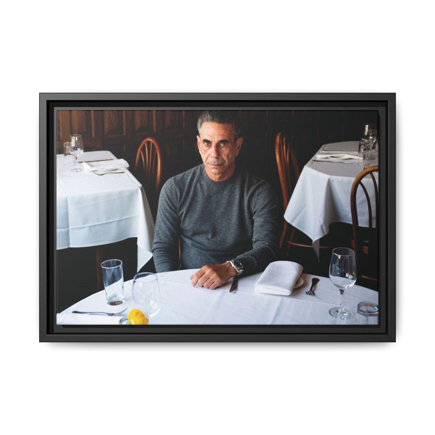 Skinny Joey Merlino - "We Can Go Anywhere" Matte Canvas, Black Frame