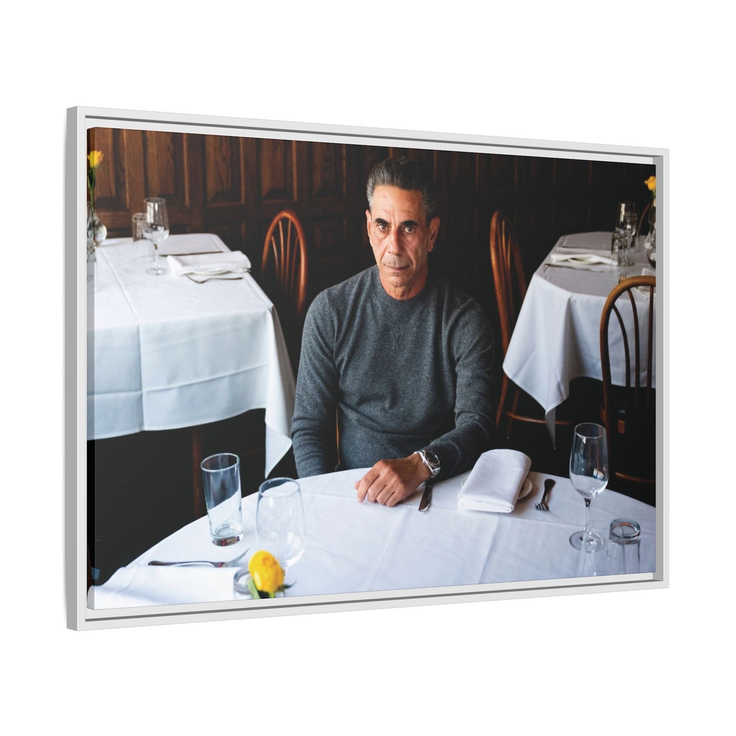 Skinny Joey Merlino - "We Can Go Anywhere" Matte Canvas, Black Frame