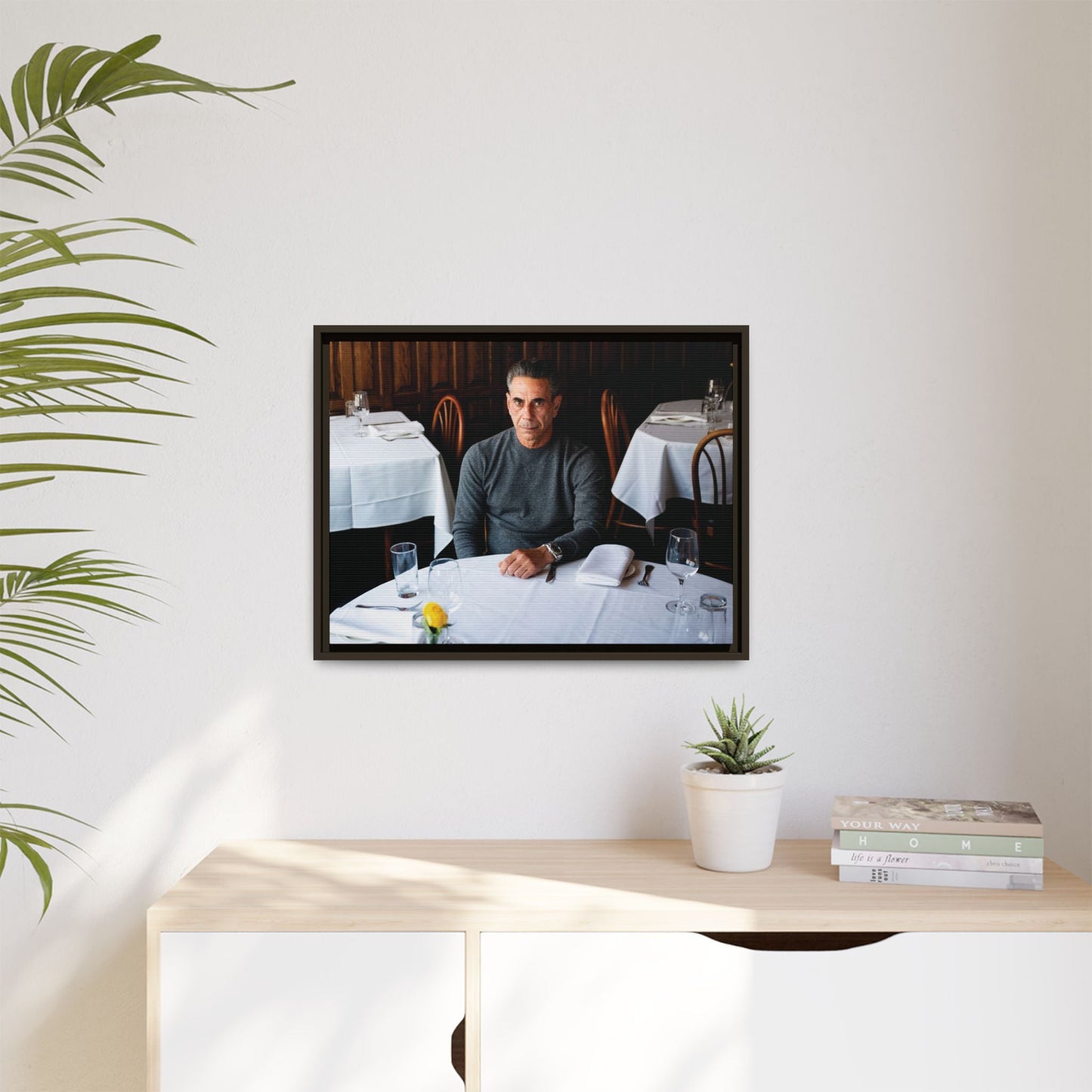 Skinny Joey Merlino - "We Can Go Anywhere" Matte Canvas, Black Frame