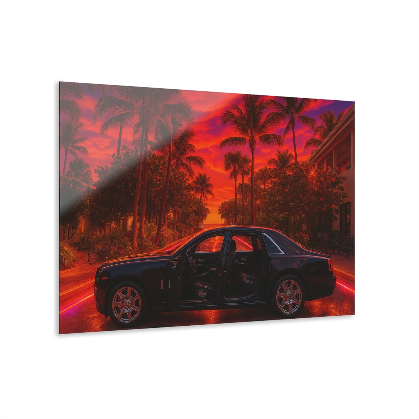 Luxury Sunset Acrylic Print - French Cleat Hanging Art