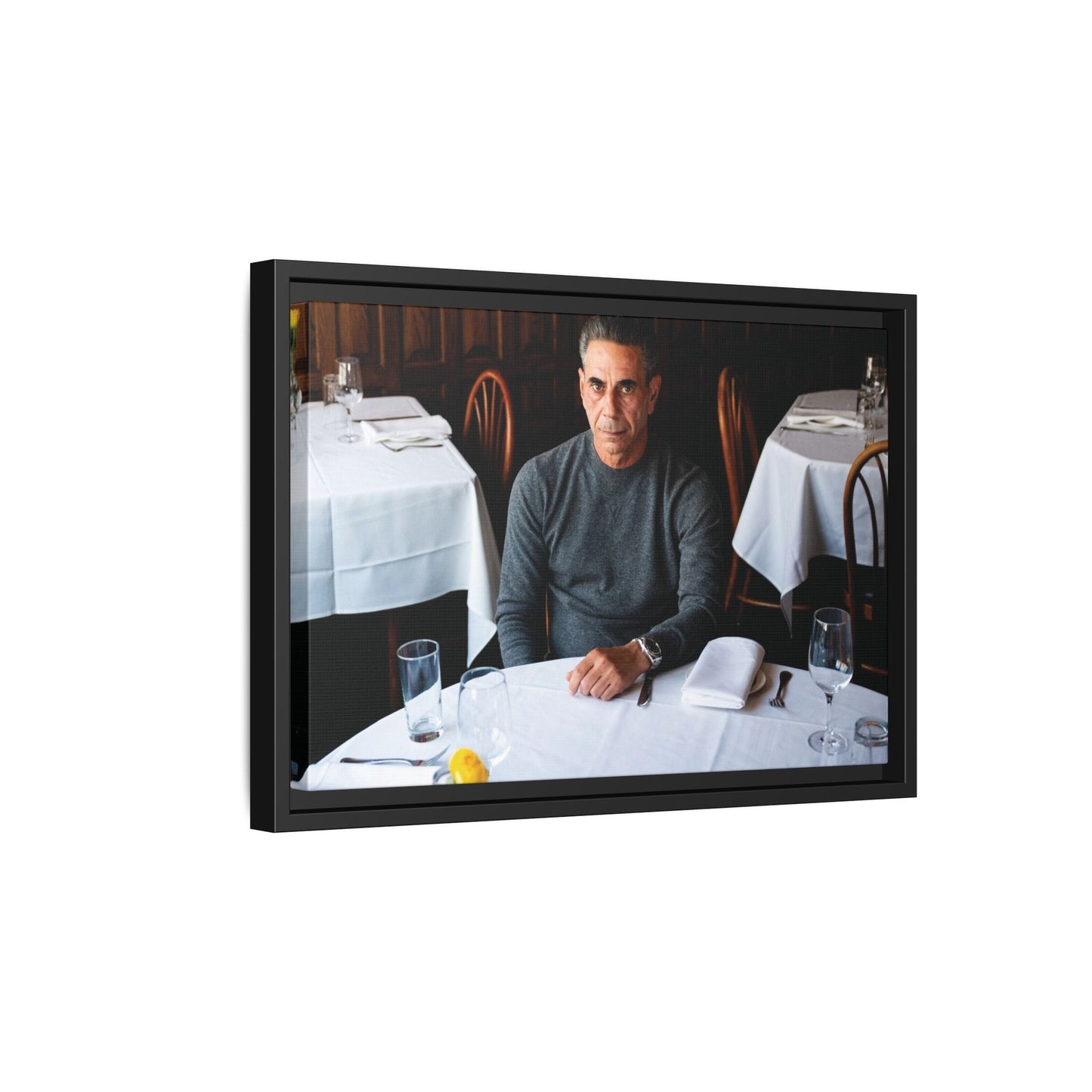 Skinny Joey Merlino - "We Can Go Anywhere" Matte Canvas, Black Frame