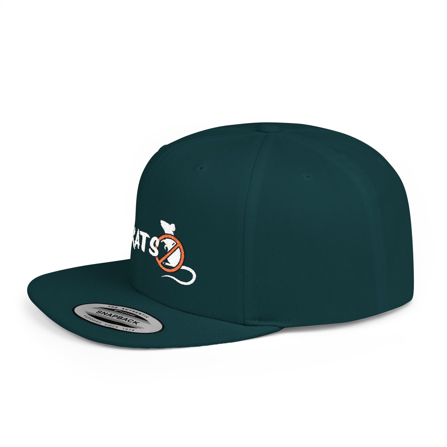 No Rats Flat Bill Snapback l No Snitches l No Tattletales l No Snakes