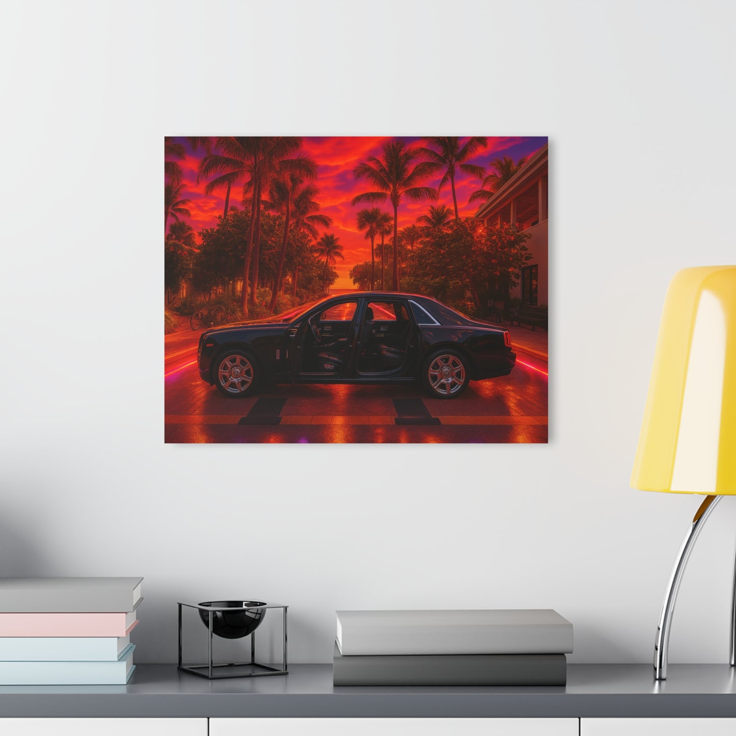 Luxury Sunset Acrylic Print - French Cleat Hanging Art