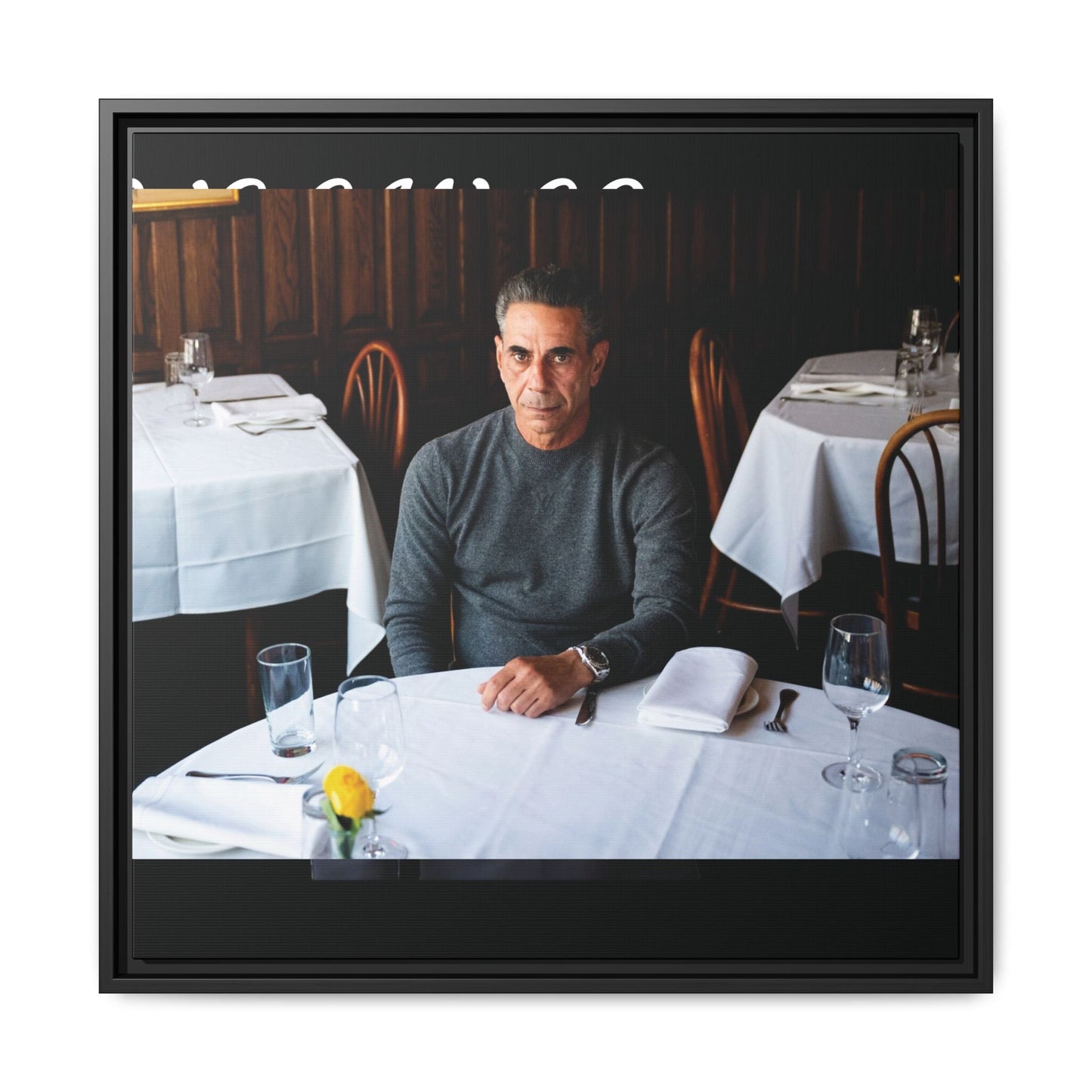Skinny Joey Merlino - "We Can Go Anywhere" Matte Canvas, Black Frame