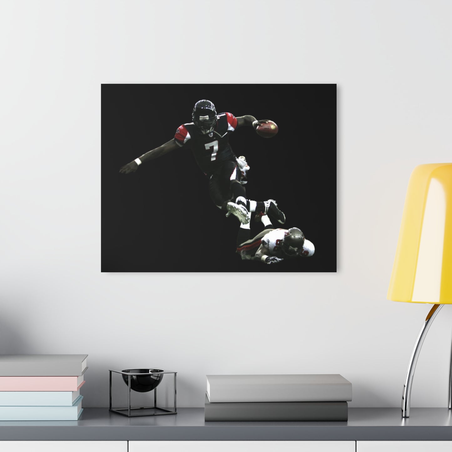 Mike Vick #7 Touchdown MVP Season Atlanta Falcons) Acrylic Wall Art